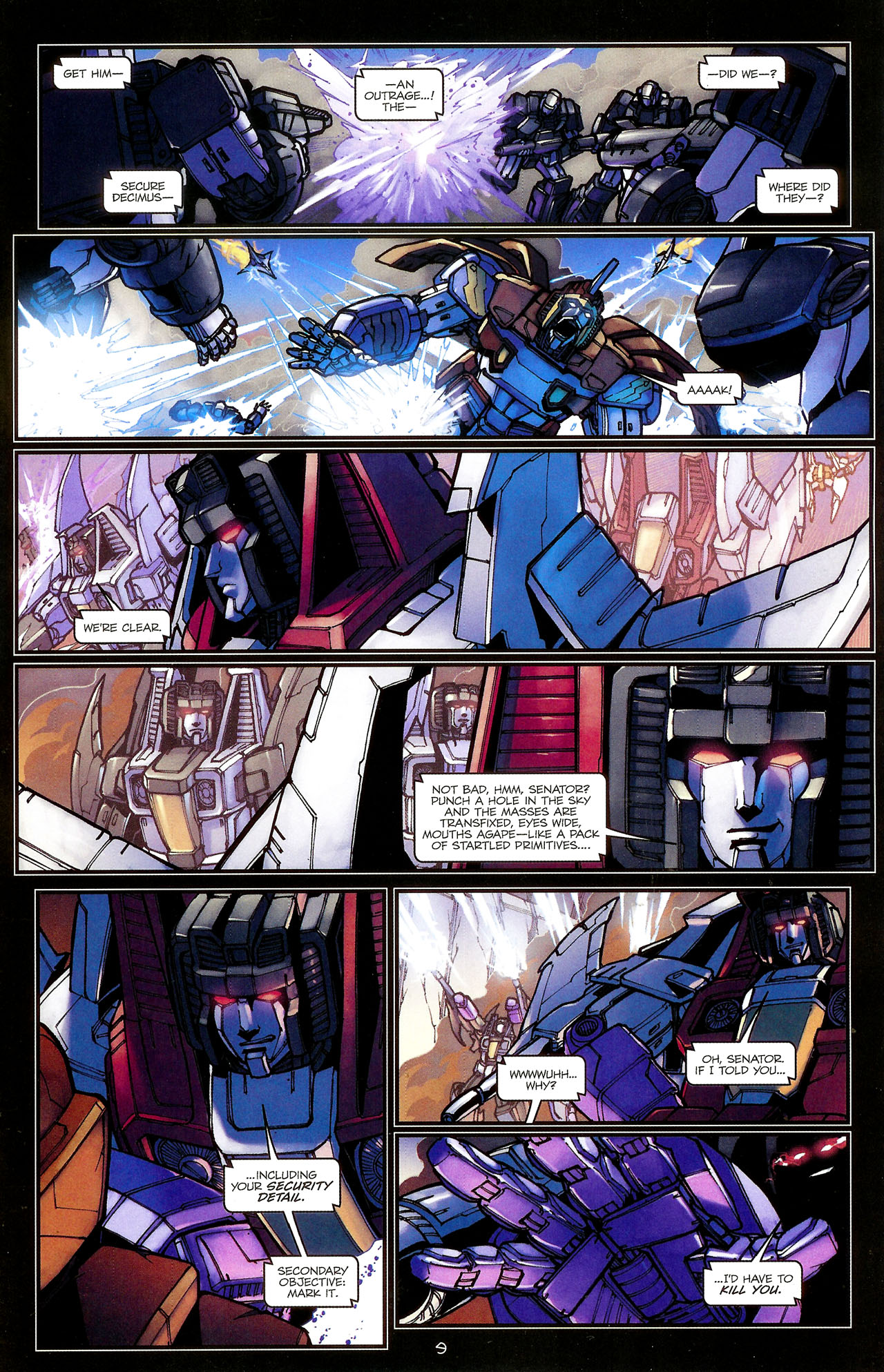 Read online The Transformers Megatron Origin comic -  Issue #3 - 12