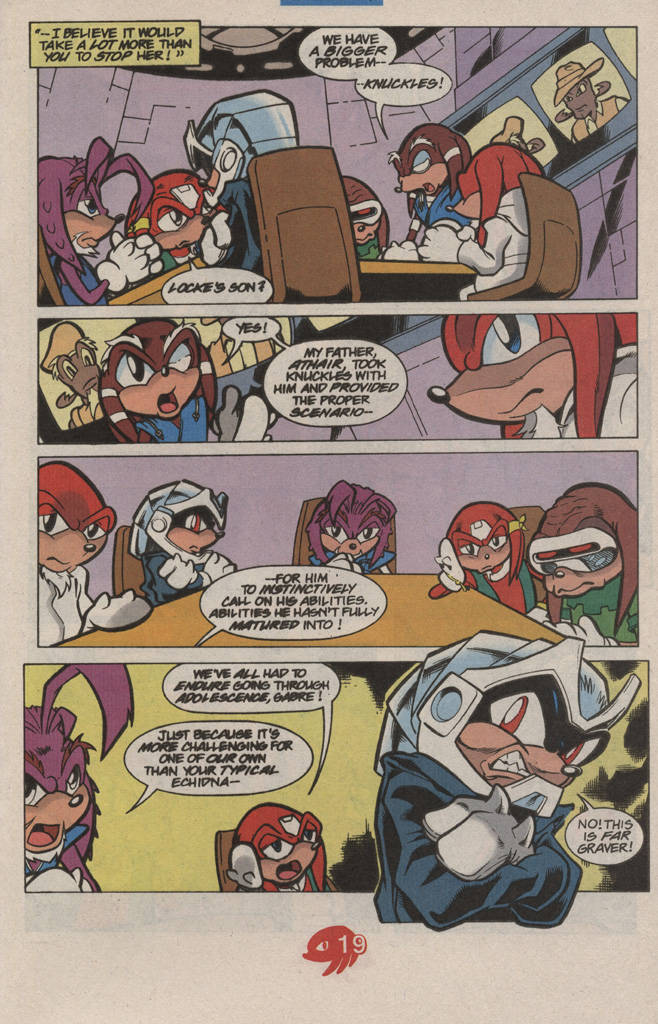 Read online Knuckles the Echidna comic -  Issue #16 - 27