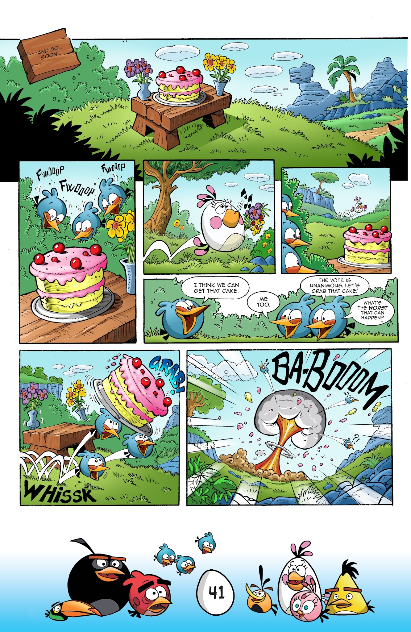 Read online Angry Birds Comics Quarterly comic -  Issue # Issue Monsters and Mistletoe - 43