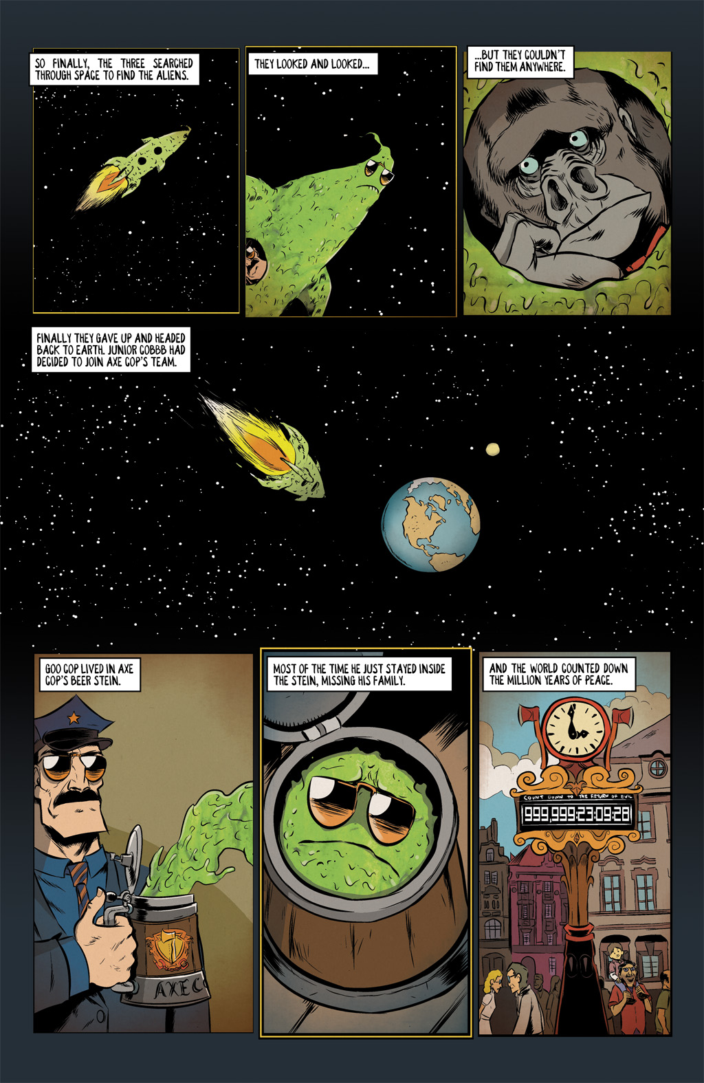 Read online Axe Cop: President of the World comic -  Issue #1 - 20