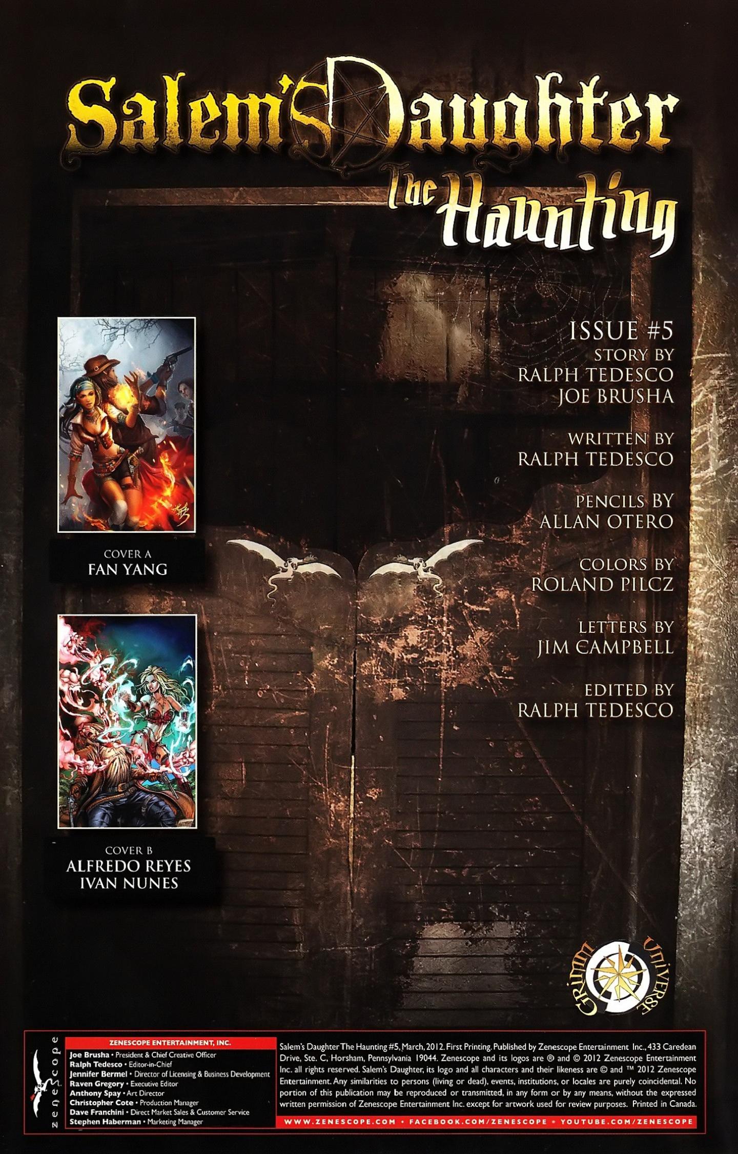 Read online Salem's Daughter: The Haunting comic -  Issue #5 - 3
