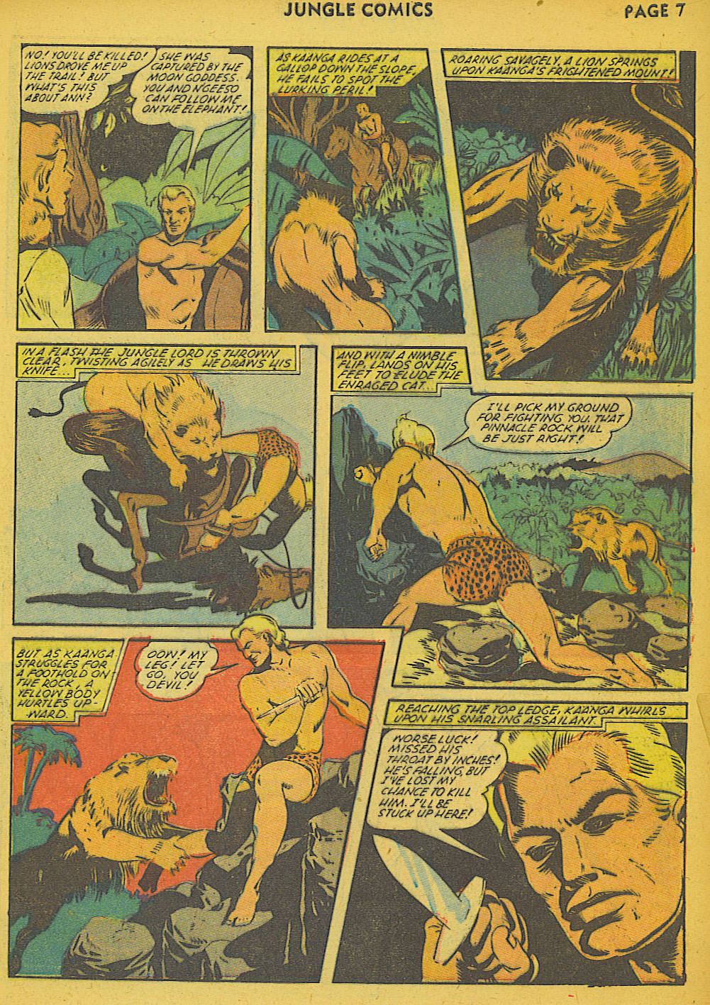 Read online Jungle Comics comic -  Issue #36 - 10