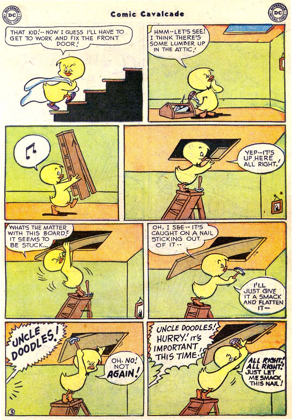 Read online Comic Cavalcade comic -  Issue #54 - 27