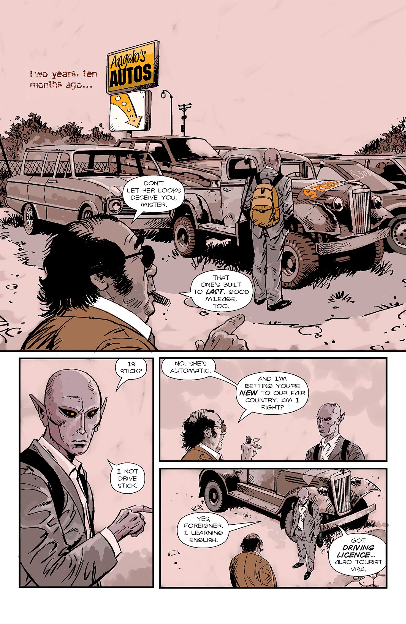 Read online Resident Alien: The Suicide Blonde comic -  Issue #0 - 19