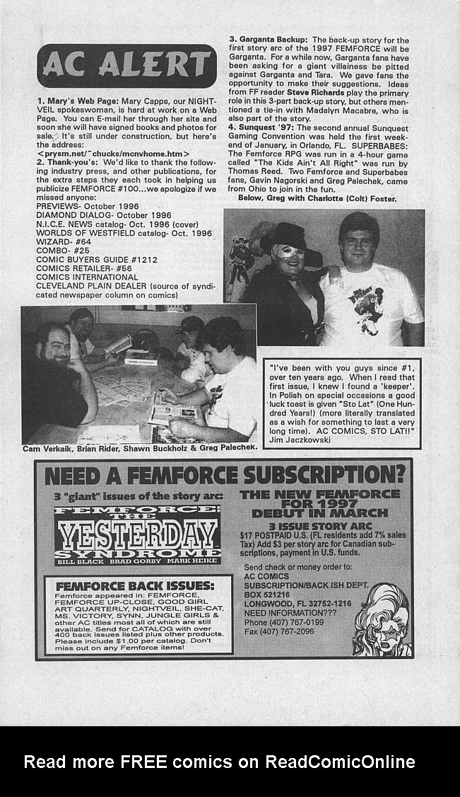 Read online Femforce comic -  Issue #100 - 44