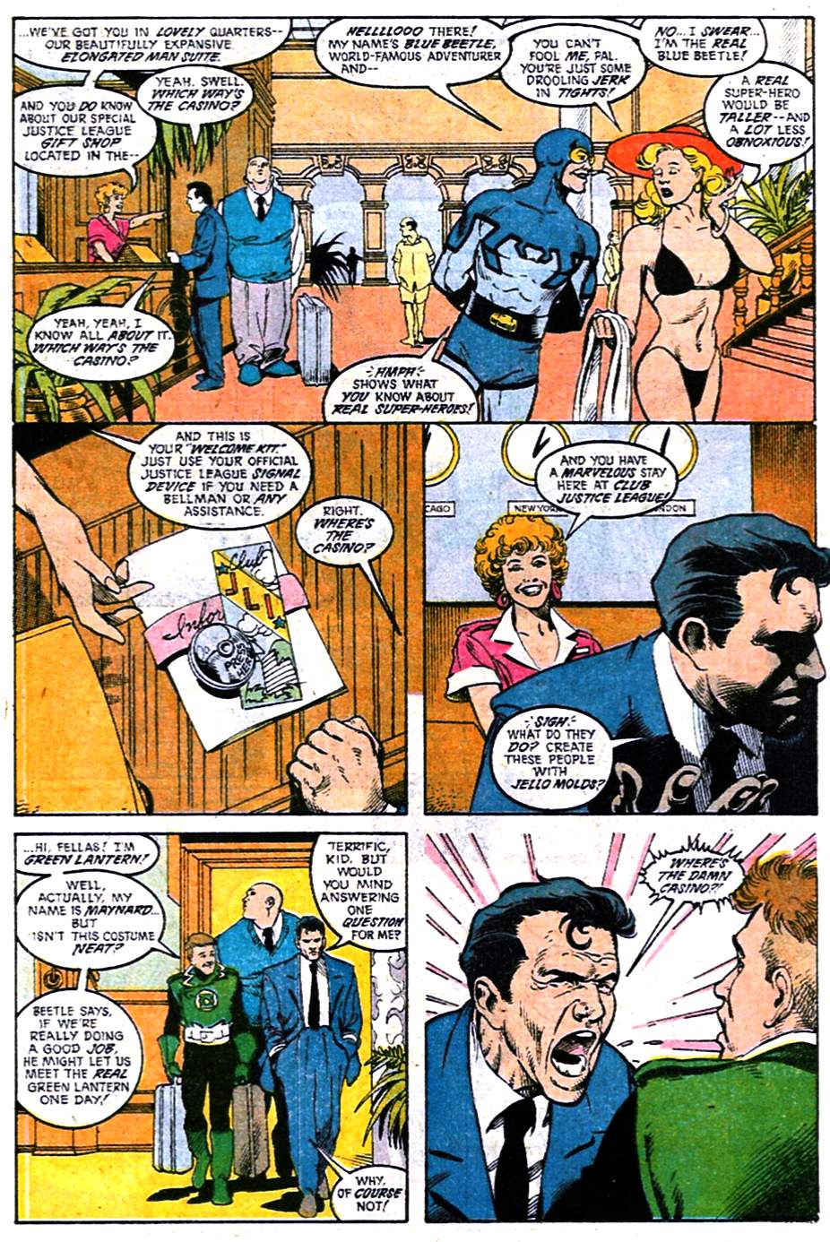 Read online Justice League America comic -  Issue #34 - 10