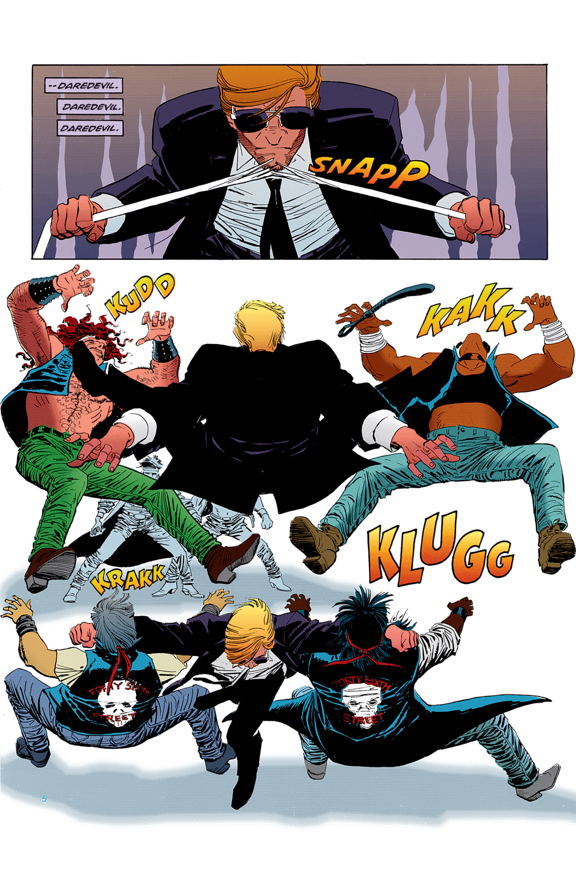 Read online Daredevil: The Man Without Fear comic -  Issue #4 - 6