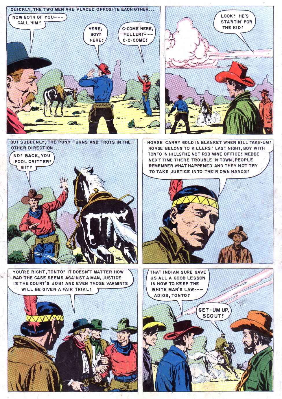 Read online Lone Ranger's Companion Tonto comic -  Issue #14 - 36