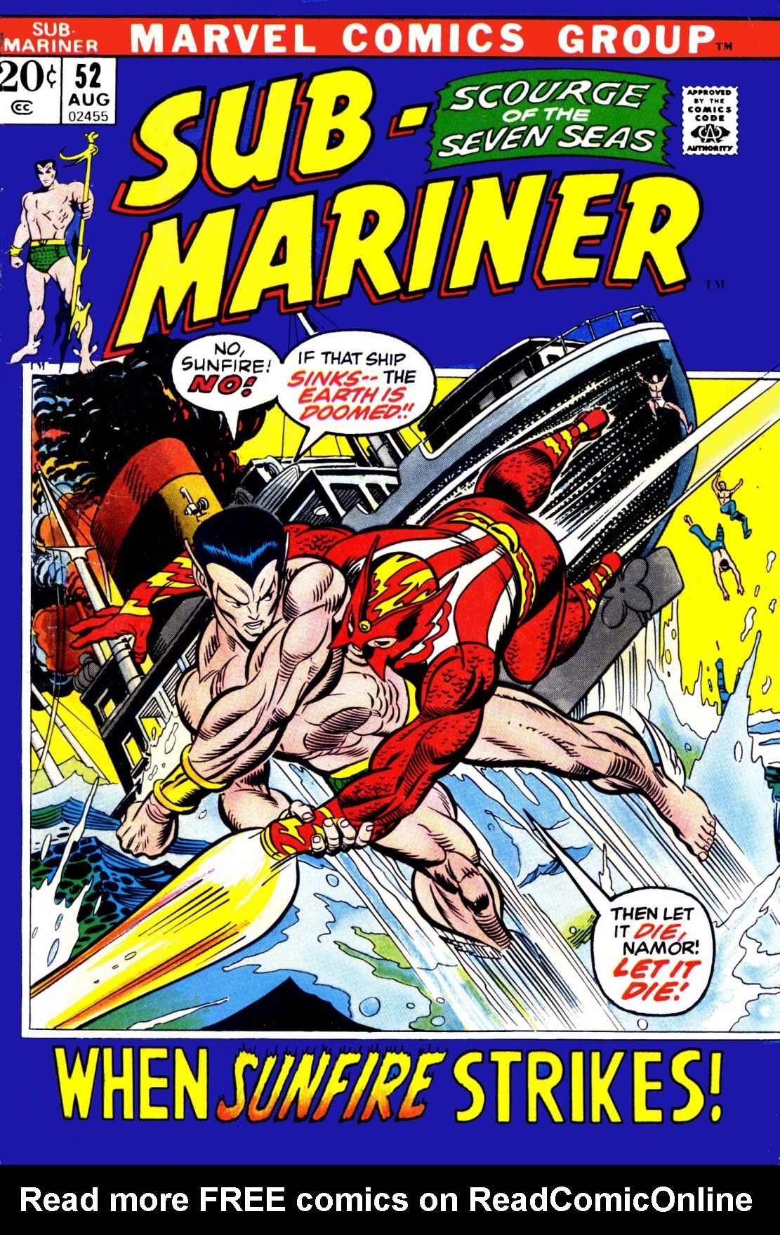 Read online The Sub-Mariner comic -  Issue #52 - 1