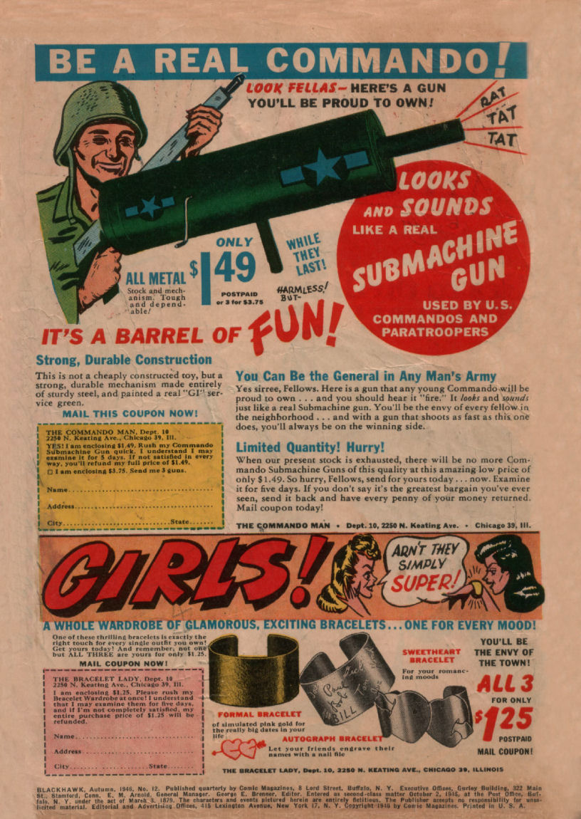 Read online Blackhawk (1957) comic -  Issue #12 - 2