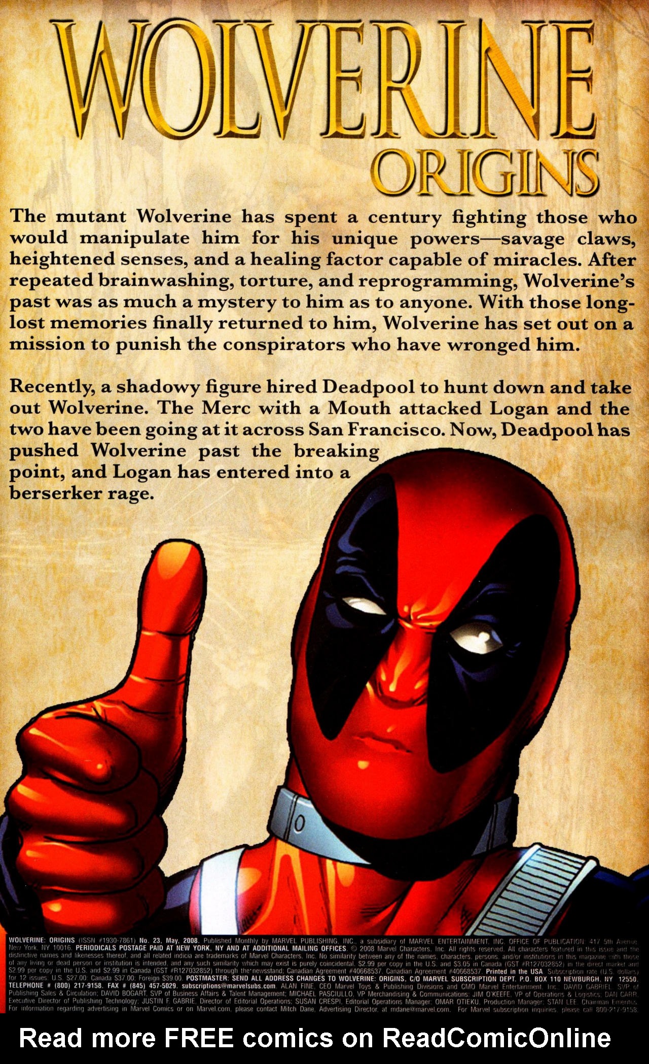 Read online Wolverine: Origins comic -  Issue #23 - 2