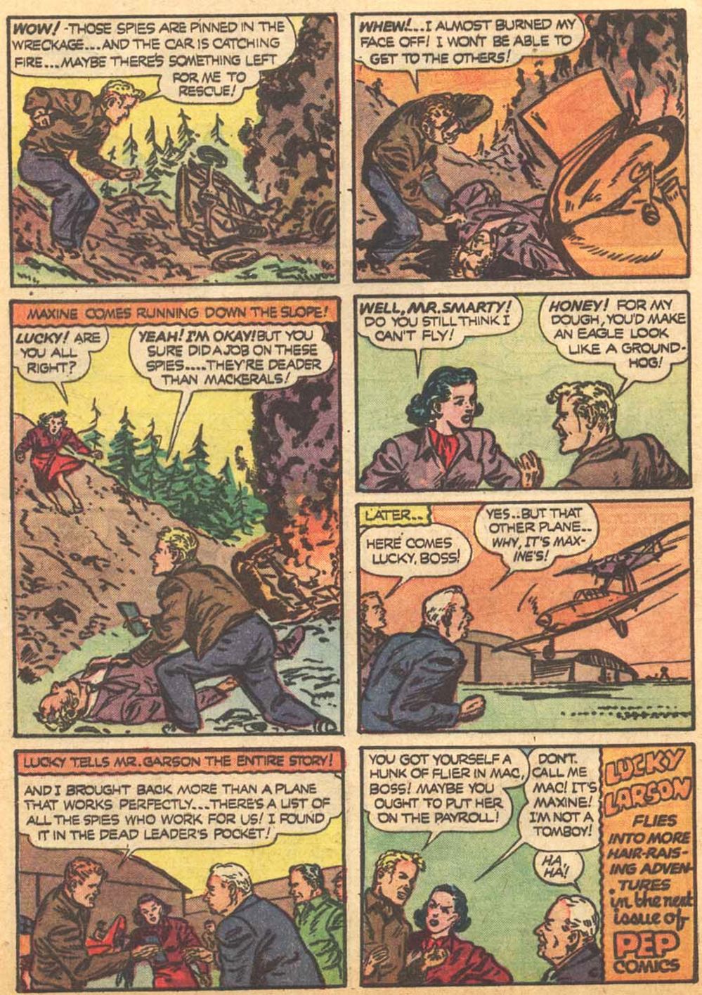 Read online Pep Comics comic -  Issue #13 - 52