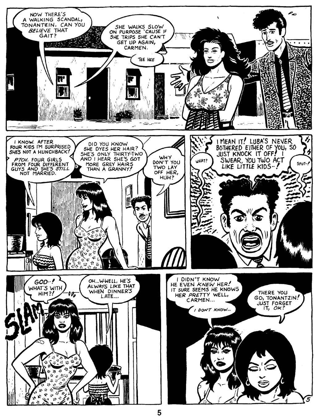 Read online Love and Rockets (1982) comic -  Issue #16 - 7