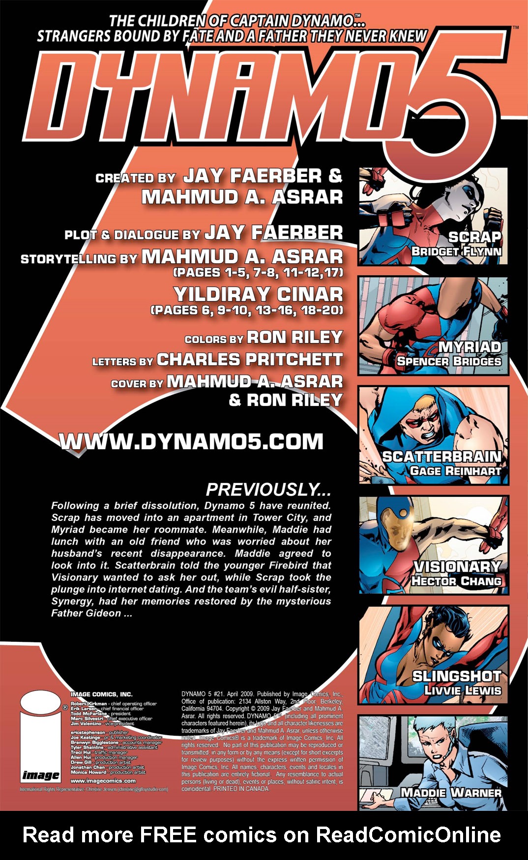 Read online Dynamo 5 comic -  Issue #21 - 2