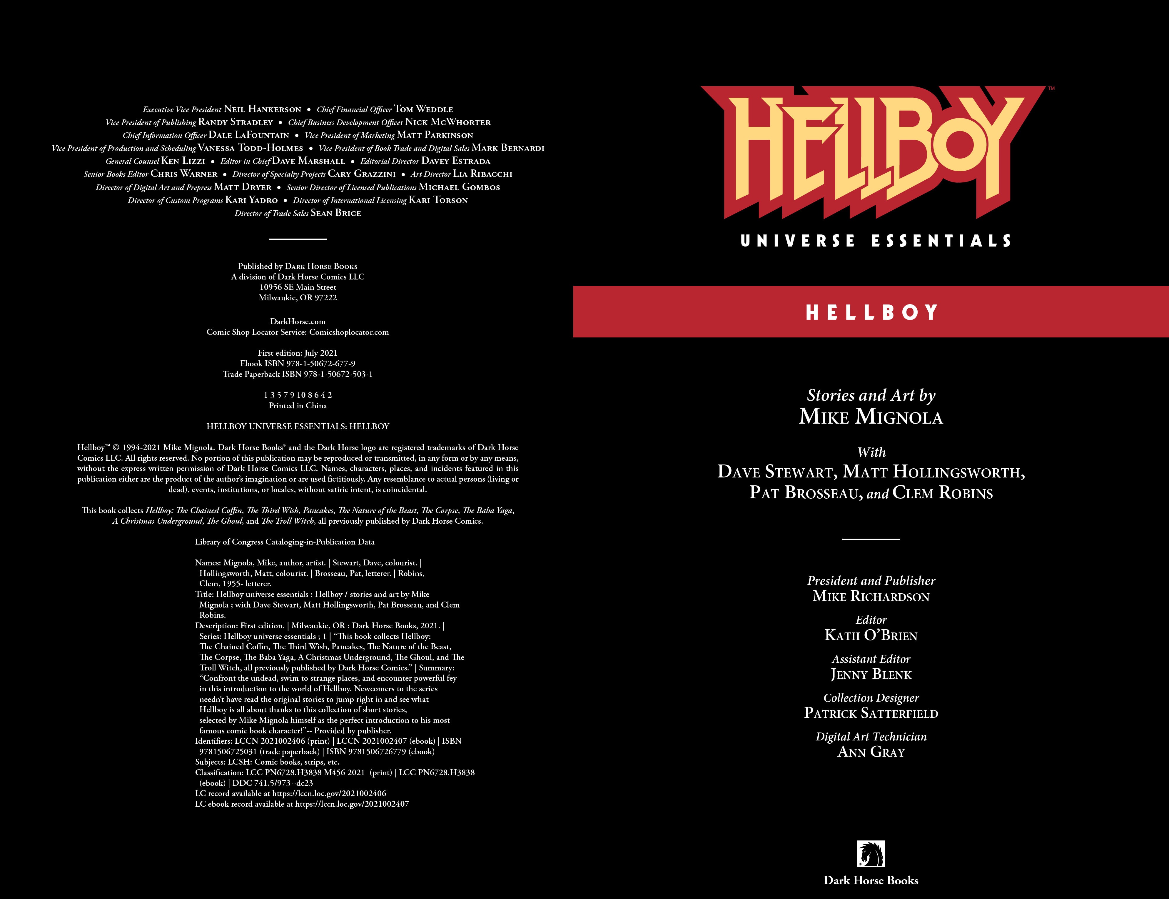 Read online Hellboy Universe Essentials: Hellboy comic -  Issue # TPB (Part 1) - 3