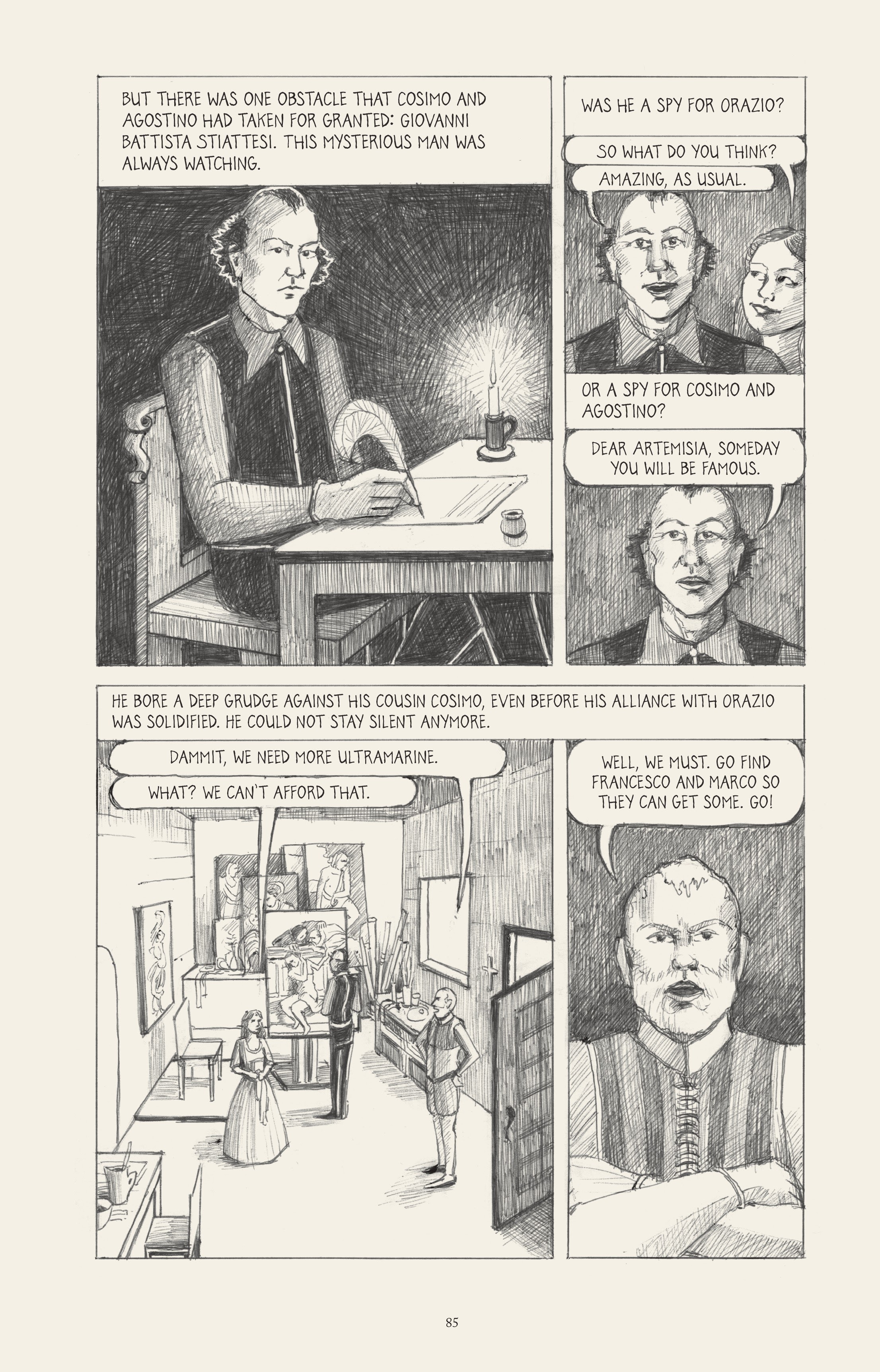 Read online I Know What I Am: The Life and Times of Artemisia Gentileschi comic -  Issue # TPB (Part 1) - 93