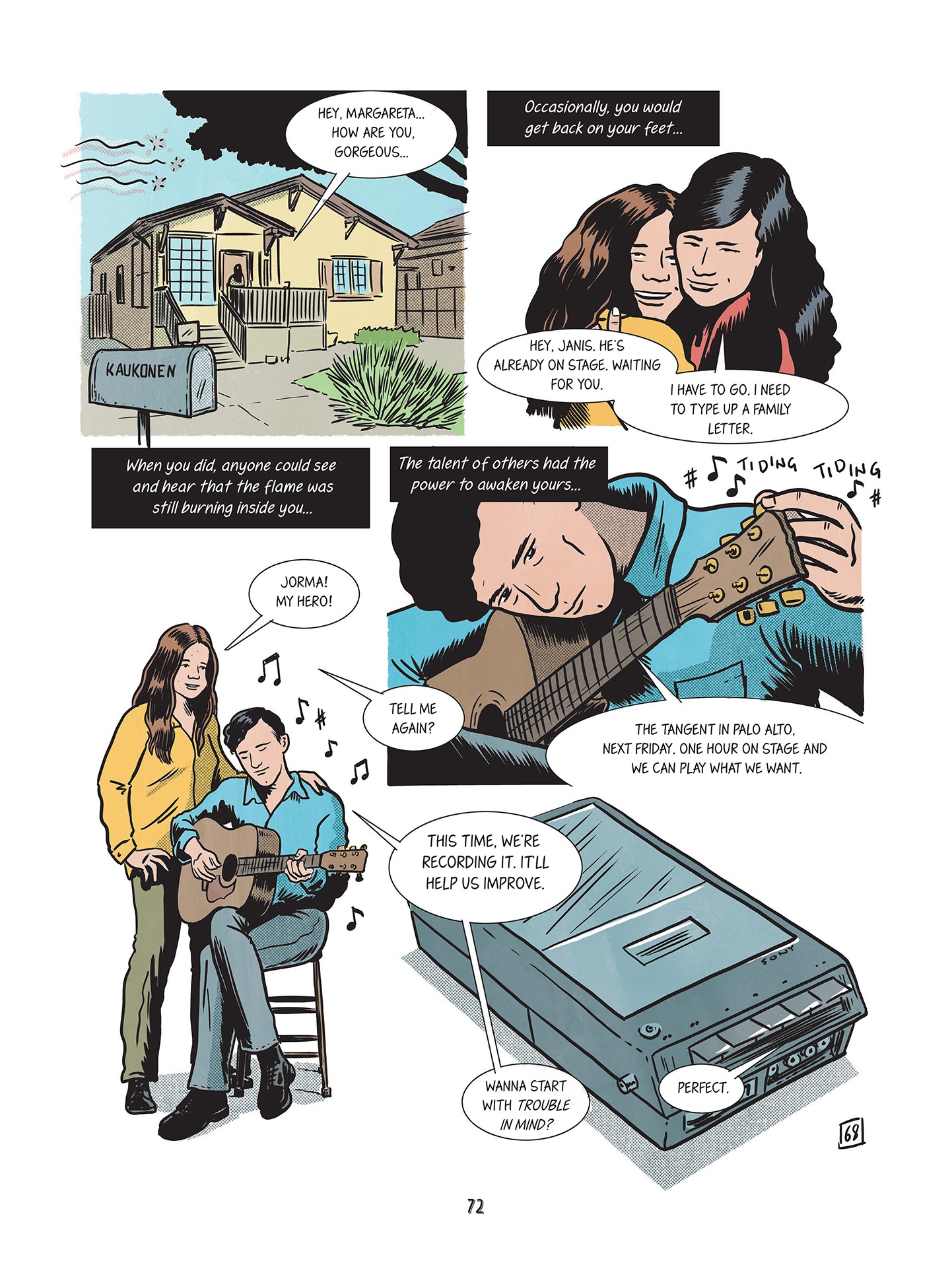 Read online Love Me Please!: The Story of Janis Joplin comic -  Issue # TPB (Part 1) - 72