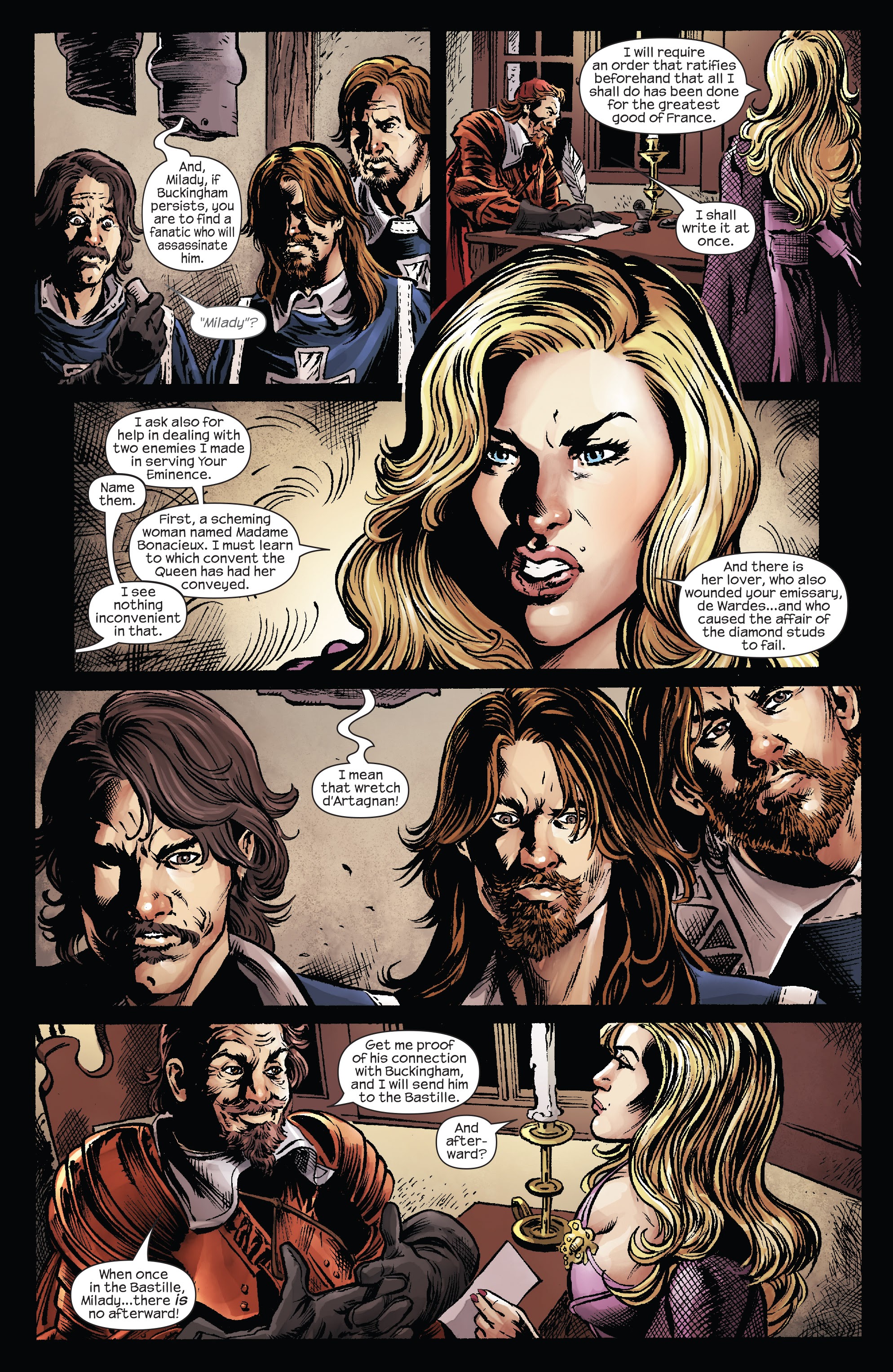 Read online Marvel Illustrated: The Three Musketeers comic -  Issue #5 - 6