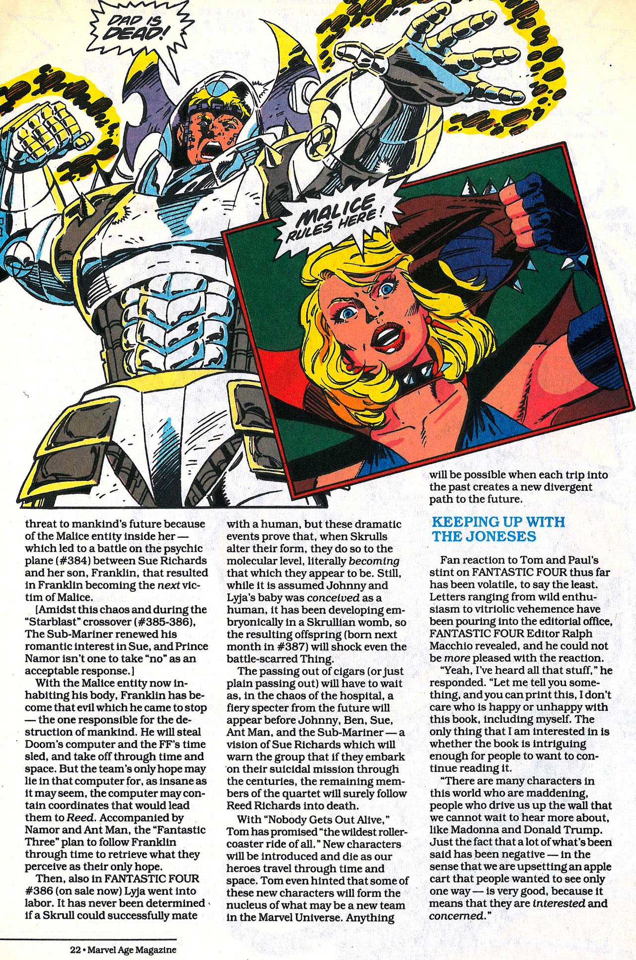 Read online Marvel Age comic -  Issue #134 - 23