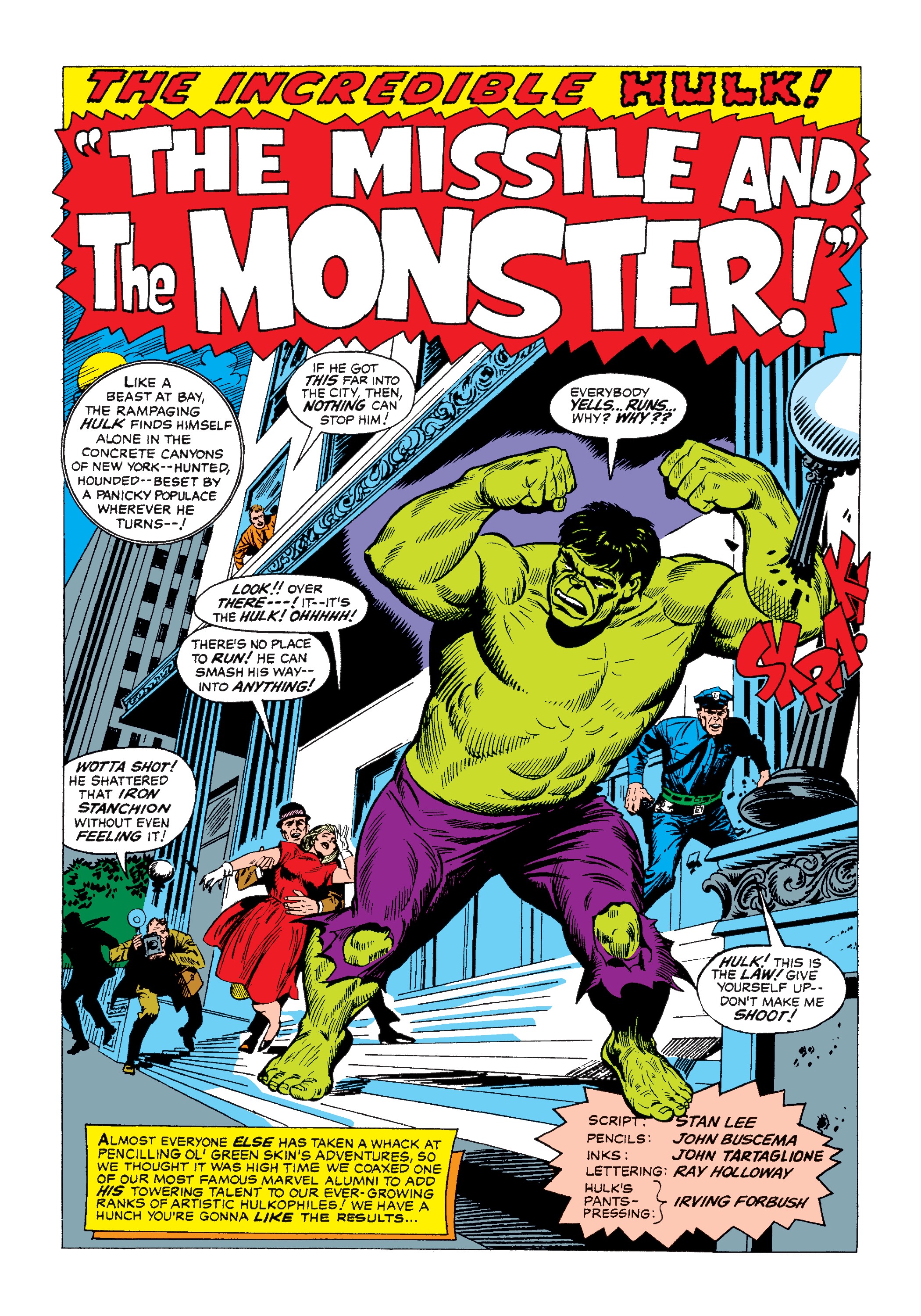 Read online Marvel Masterworks: The Incredible Hulk comic -  Issue # TPB 3 (Part 1) - 63