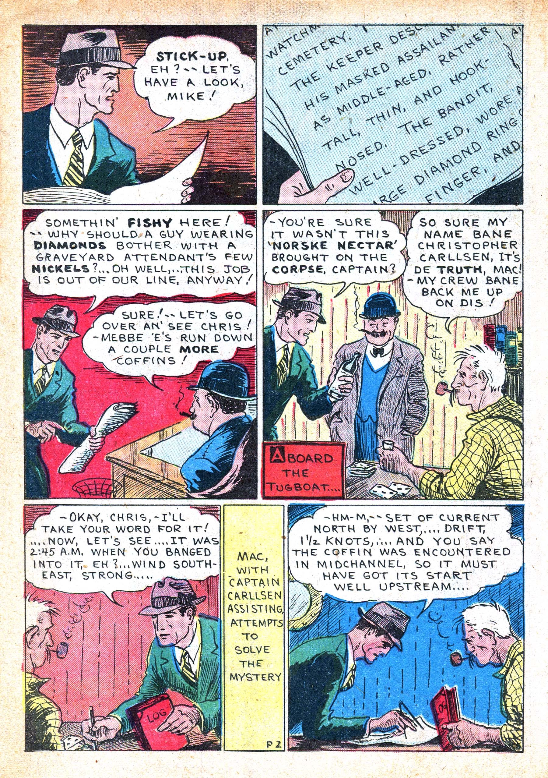 Read online Masked Marvel comic -  Issue #1 - 34