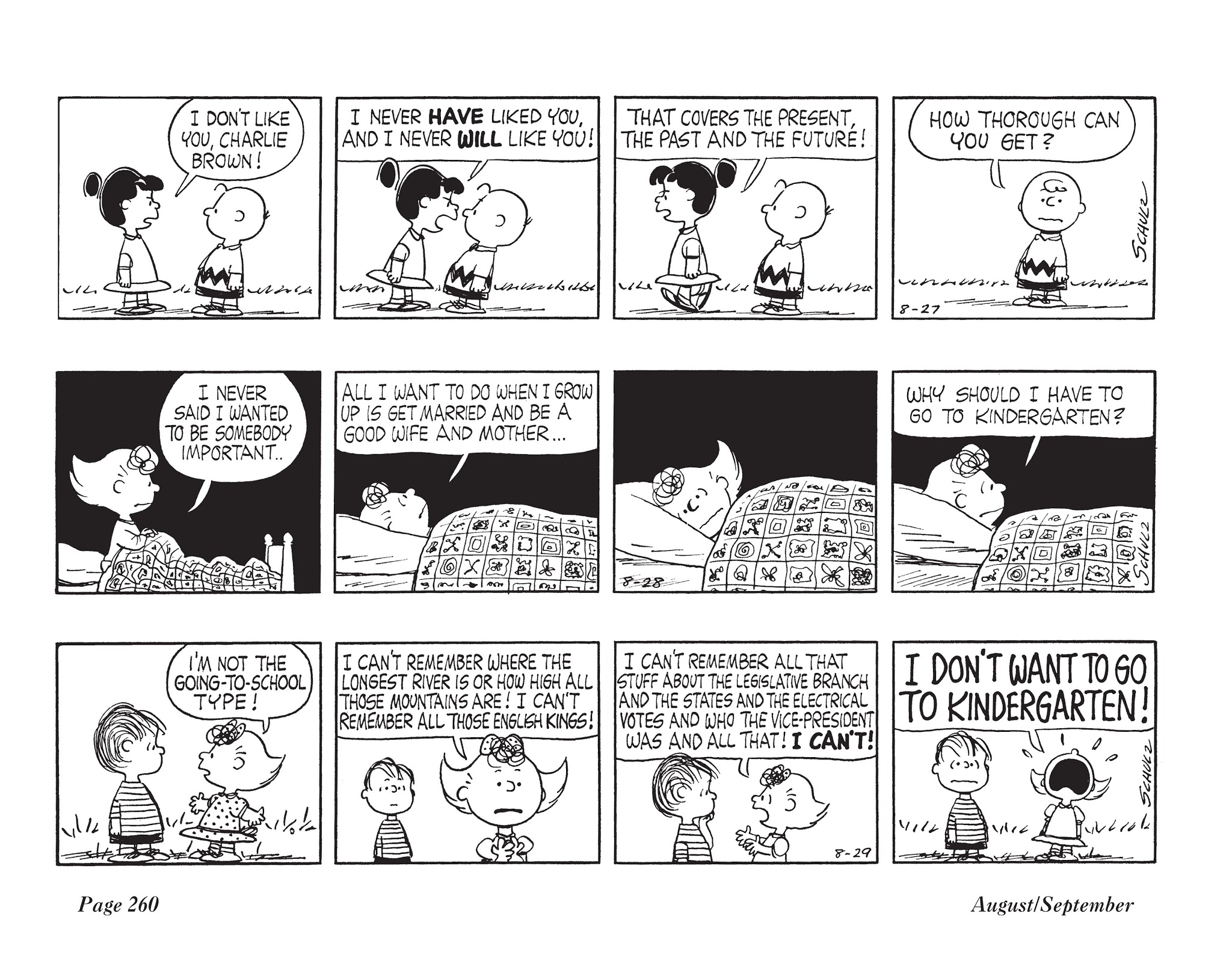 Read online The Complete Peanuts comic -  Issue # TPB 6 - 275