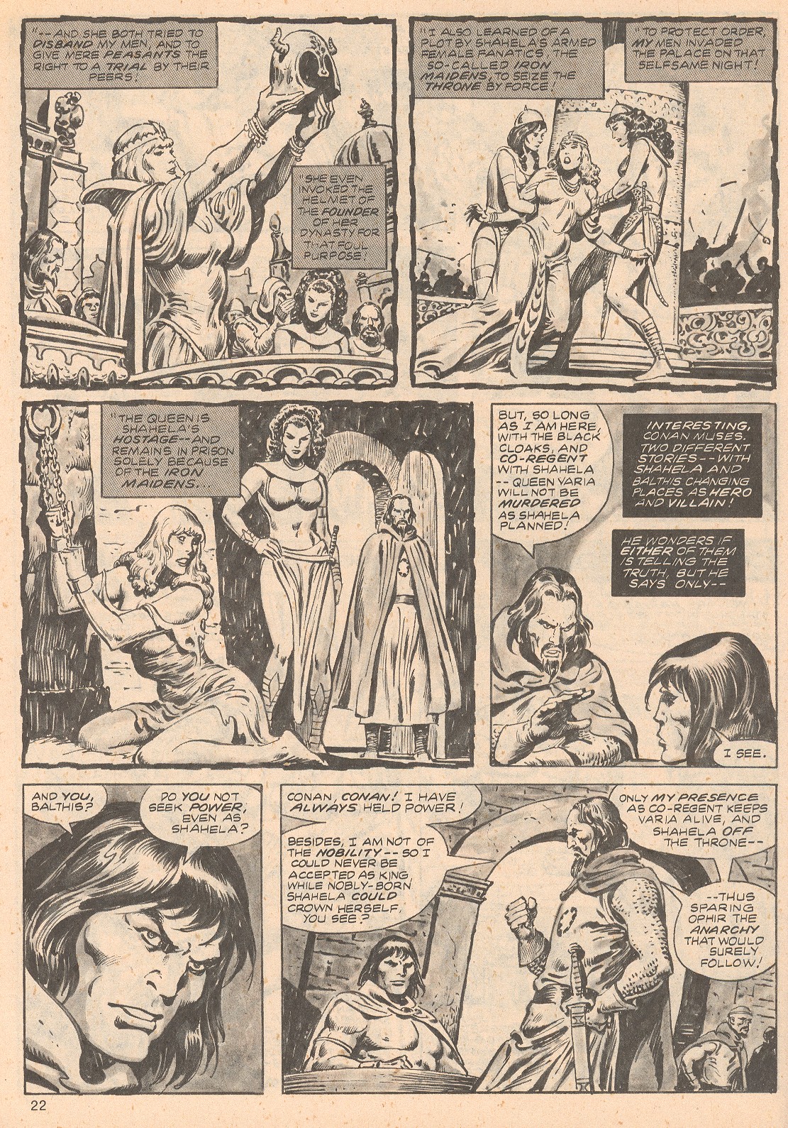 Read online The Savage Sword Of Conan comic -  Issue #68 - 22