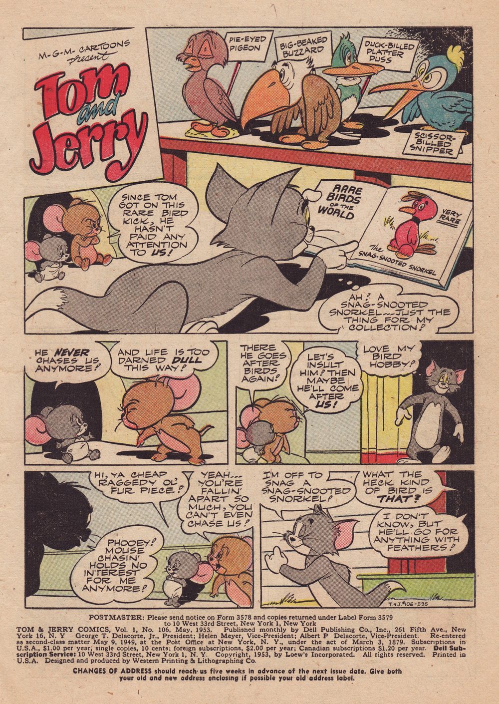 Read online Tom & Jerry Comics comic -  Issue #106 - 3