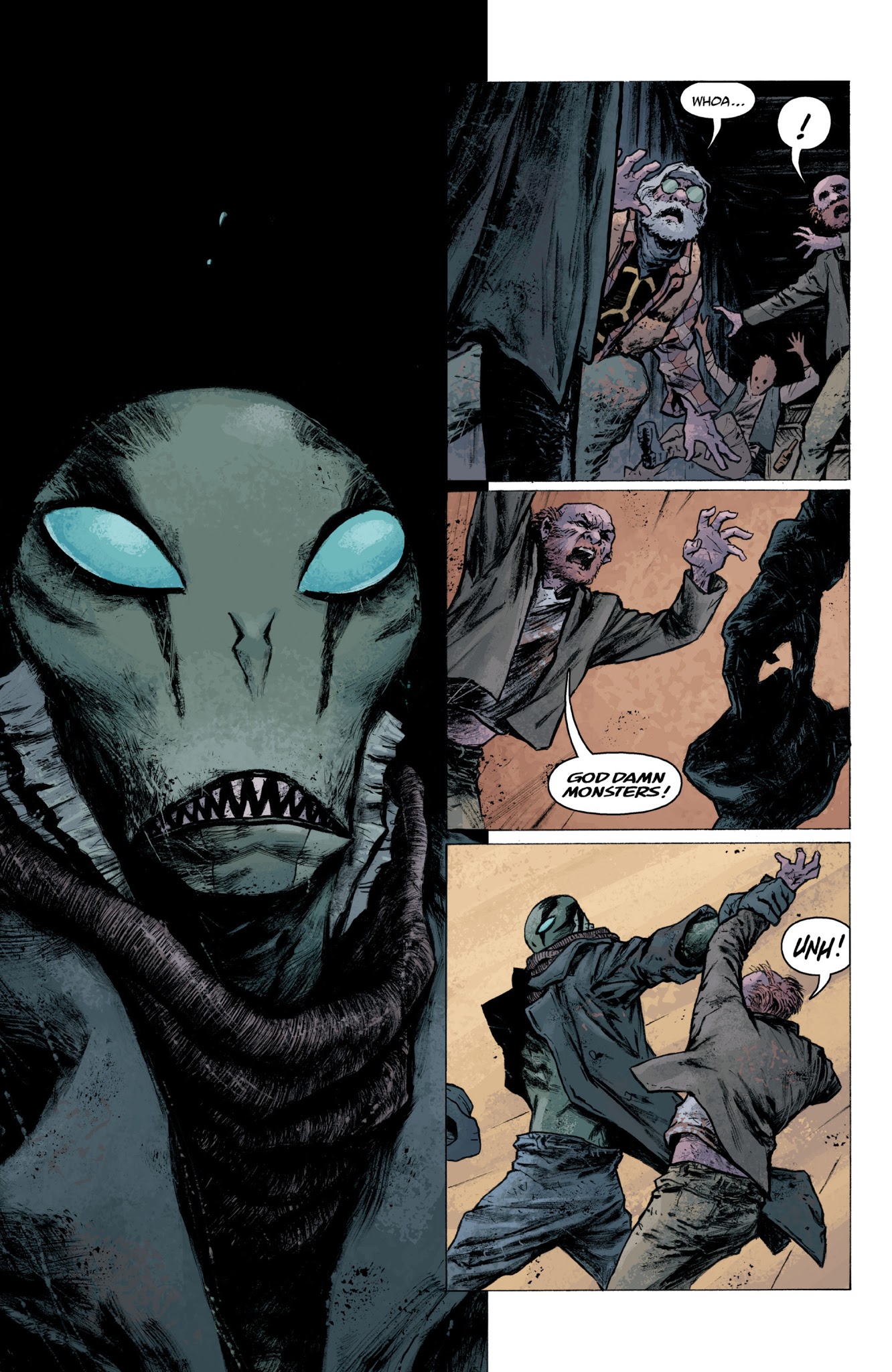 Read online Abe Sapien: Dark and Terrible and The New Race of Man comic -  Issue # TPB - 24