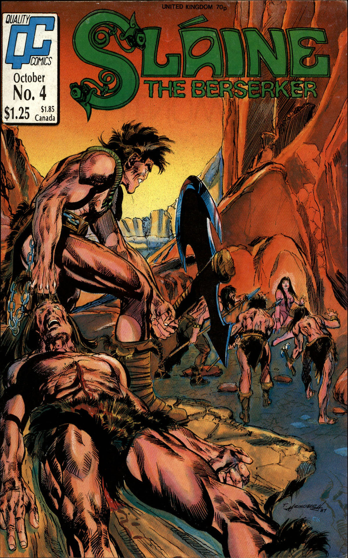 Read online Slaine The Berserker comic -  Issue #4 - 1