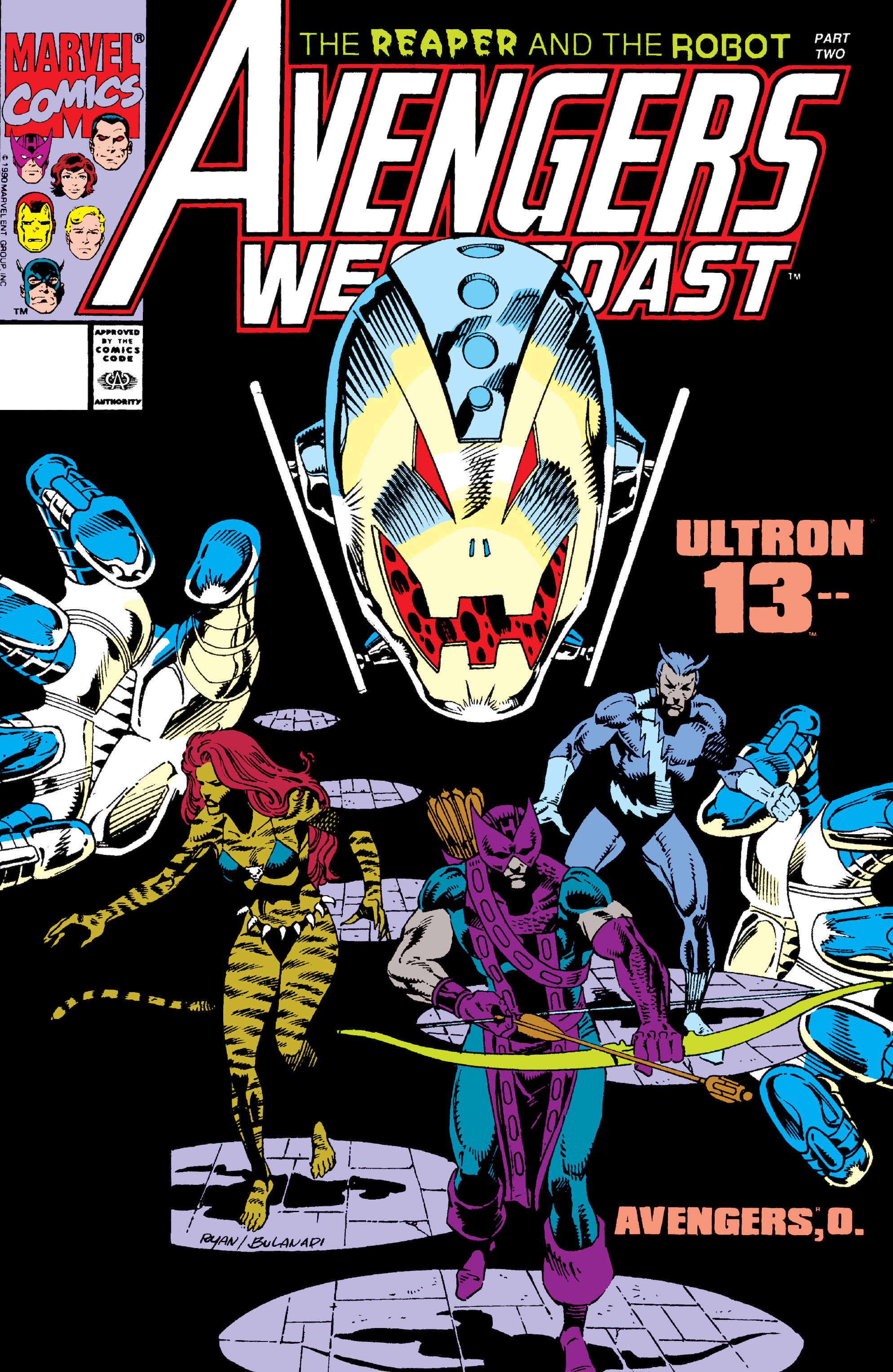 Read online Avengers West Coast (1989) comic -  Issue #66 - 1