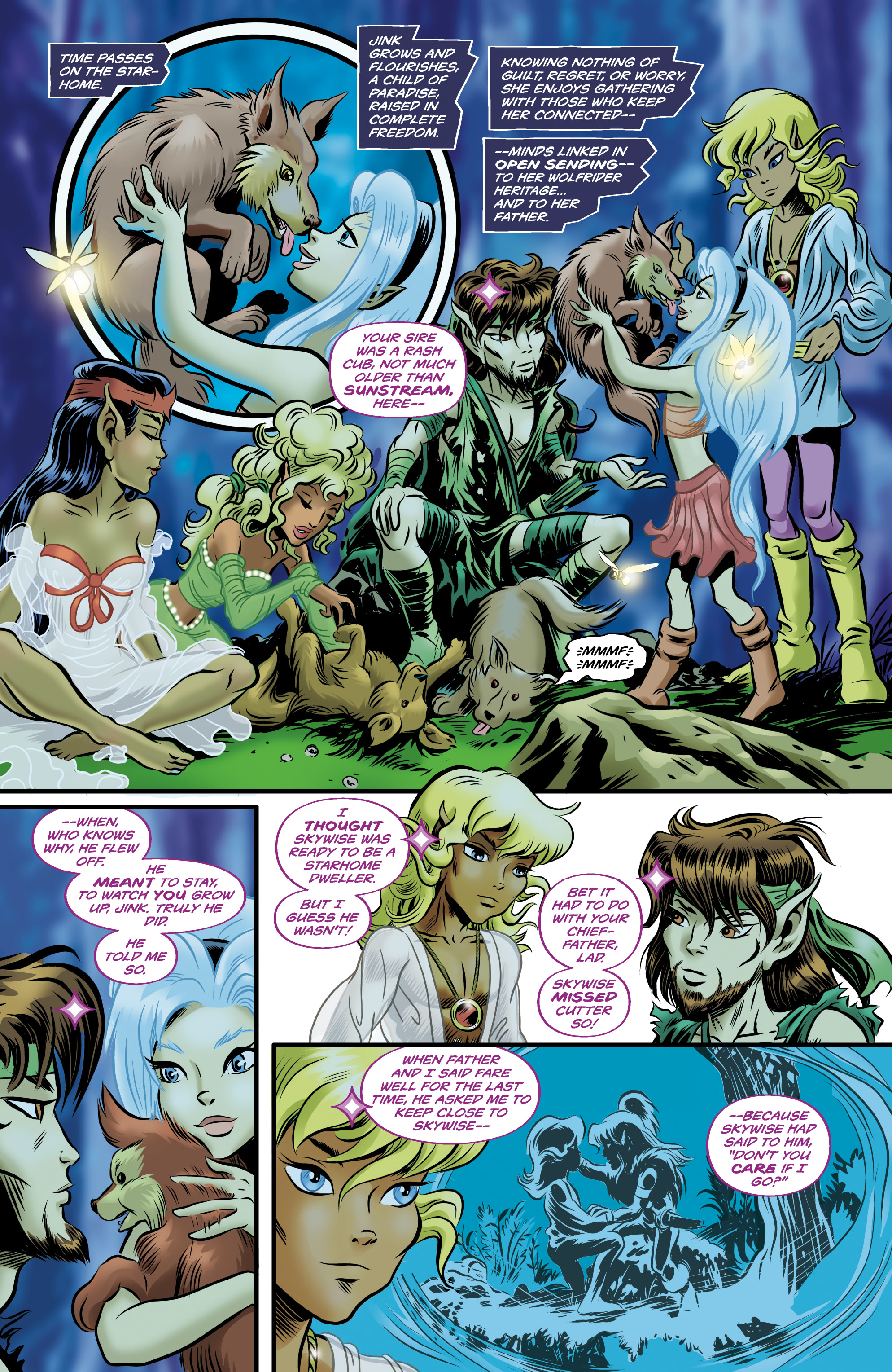 Read online Elfquest: Stargazer's Hunt comic -  Issue #3 - 8