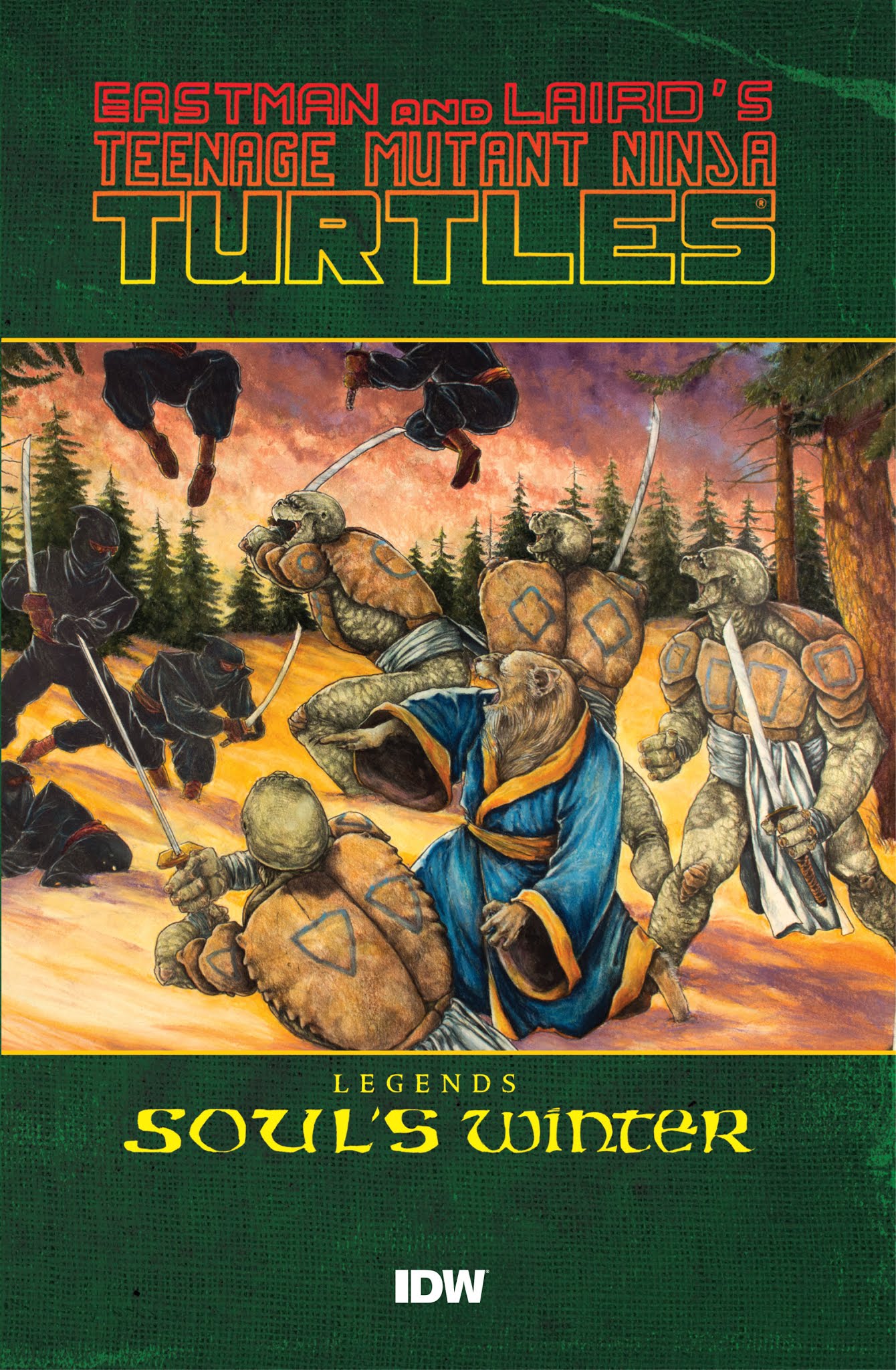 Read online Teenage Mutant Ninja Turtles Legends: Soul's Winter By Michael Zulli comic -  Issue # TPB - 1