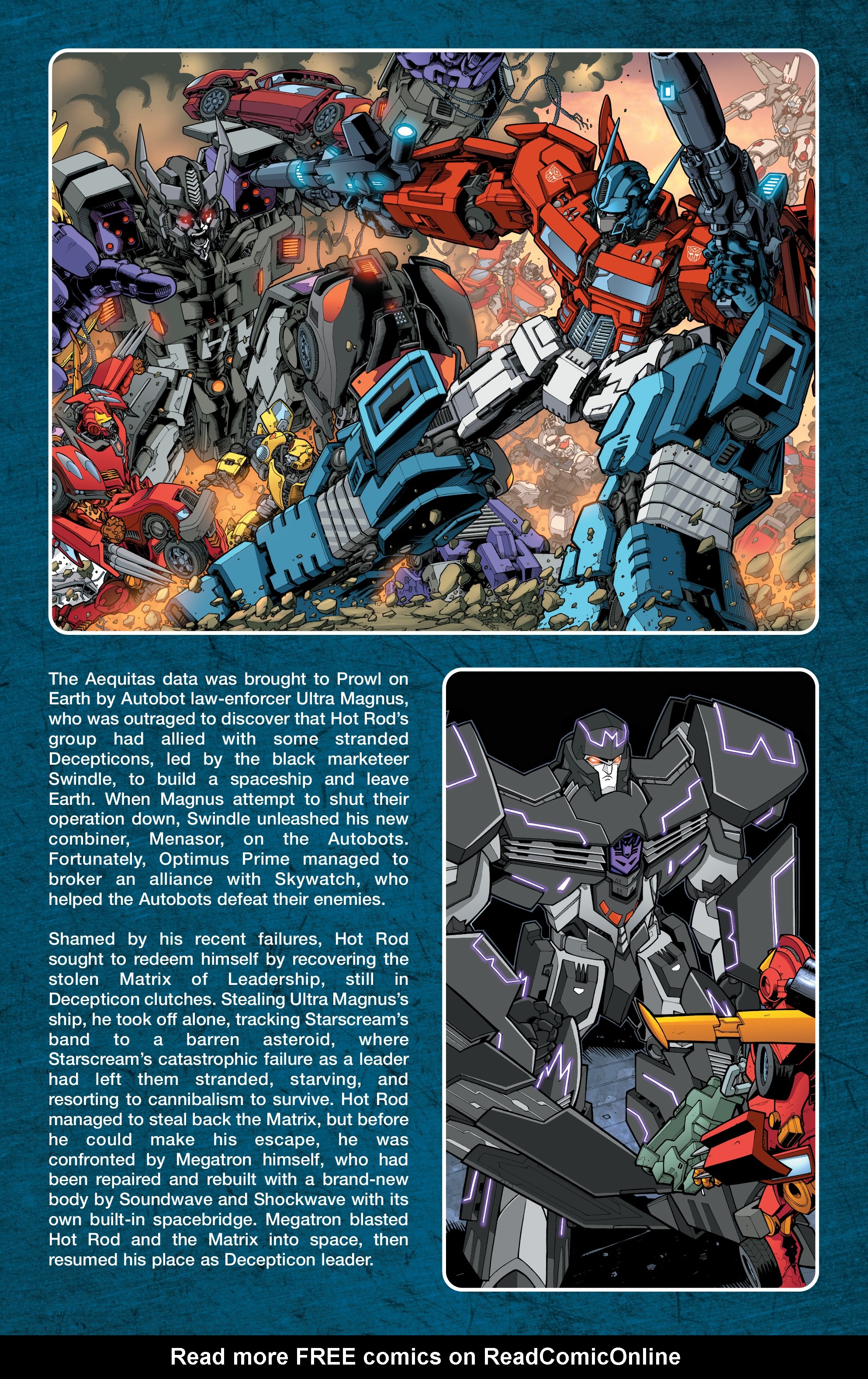 Read online Transformers: Historia comic -  Issue # Full - 23