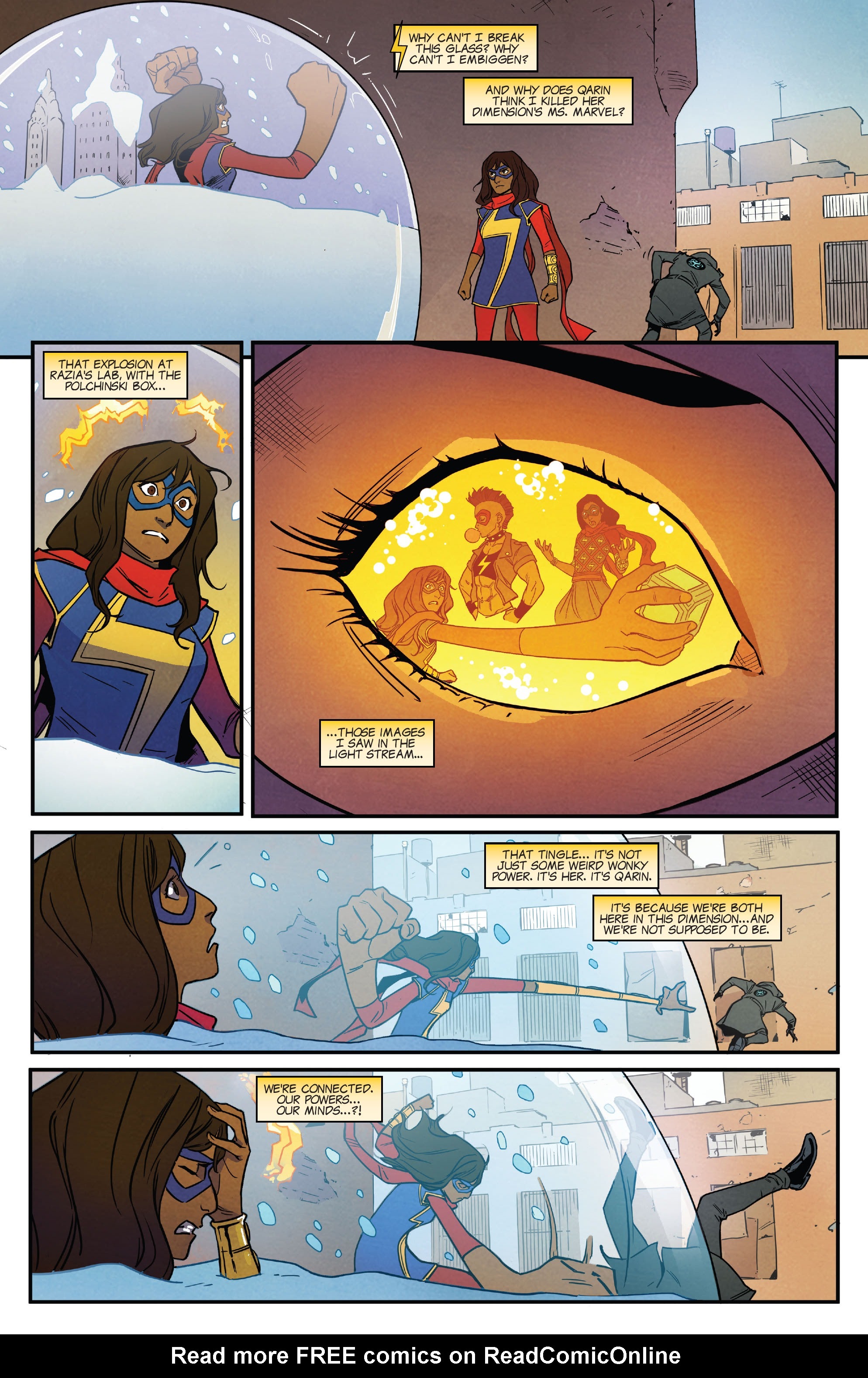 Read online Ms. Marvel: Beyond the Limit comic -  Issue #4 - 4