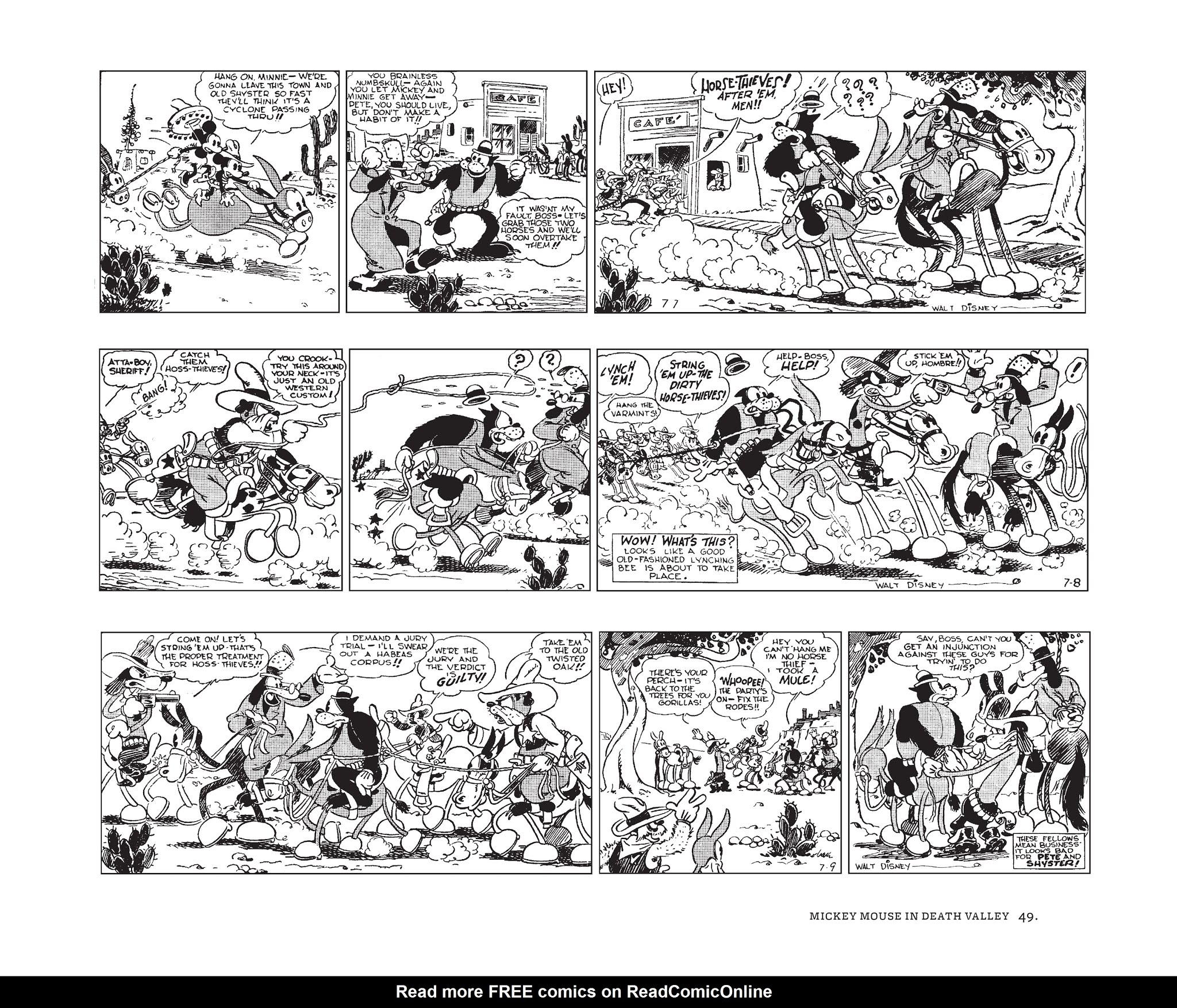 Read online Walt Disney's Mickey Mouse by Floyd Gottfredson comic -  Issue # TPB 1 (Part 1) - 49