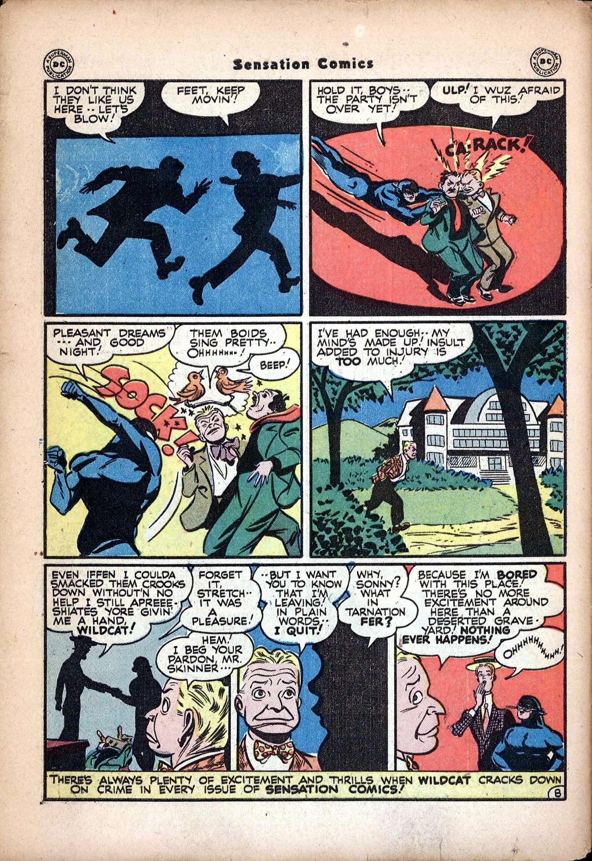 Read online Sensation (Mystery) Comics comic -  Issue #62 - 50