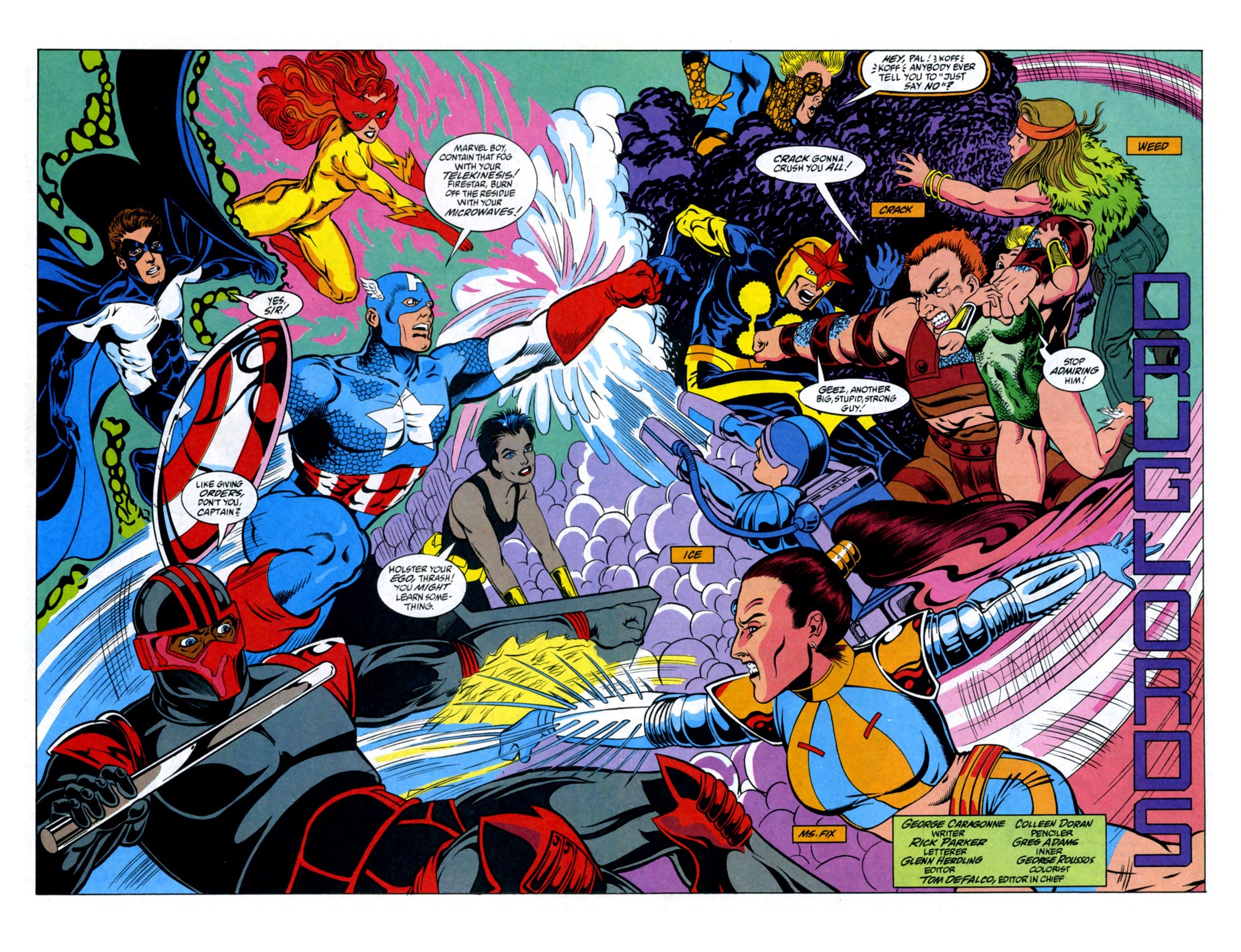 Read online Captain America Goes to War Against Drugs comic -  Issue #2 - 4