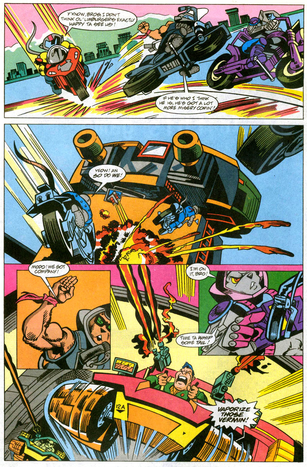 Read online Biker Mice from Mars comic -  Issue #3 - 5