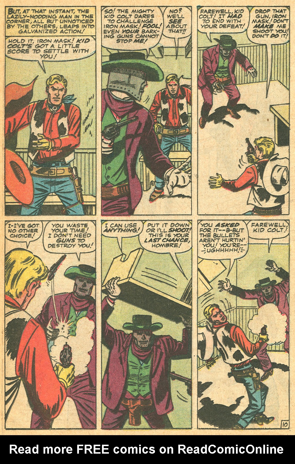 Read online Kid Colt Outlaw comic -  Issue #131 - 59