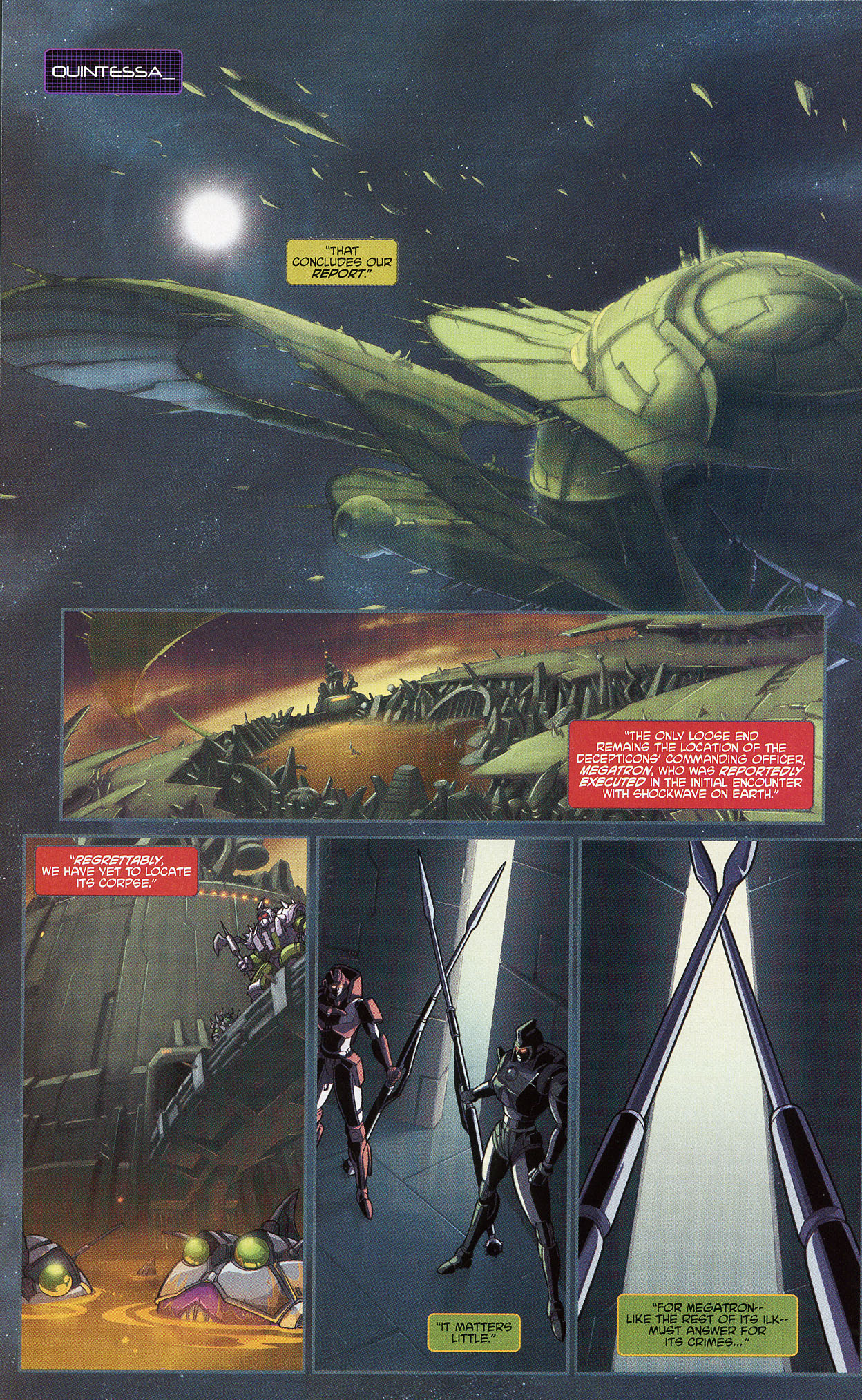 Read online Transformers: Generation 1 (2004) comic -  Issue #0 - 12