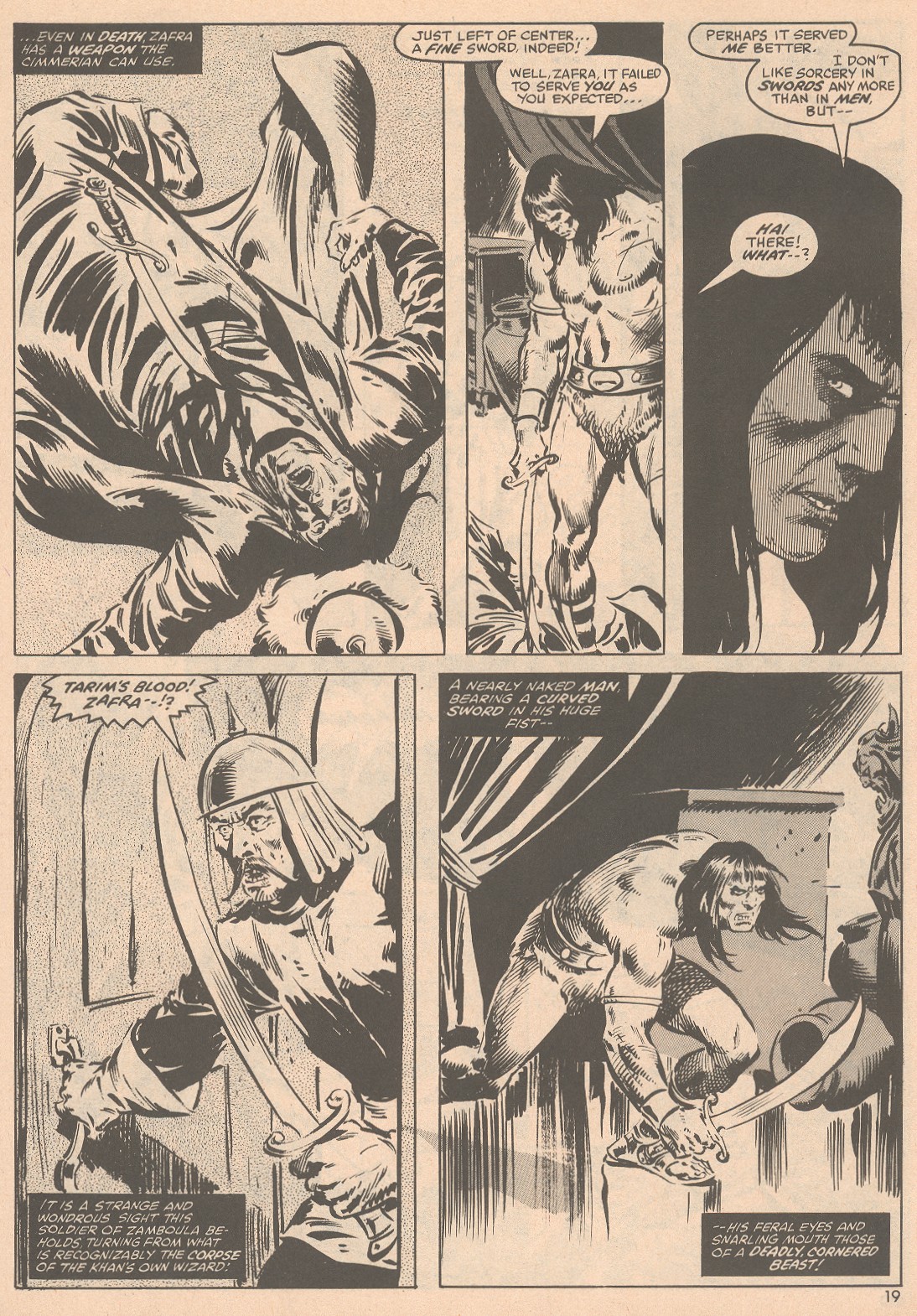 Read online The Savage Sword Of Conan comic -  Issue #58 - 20