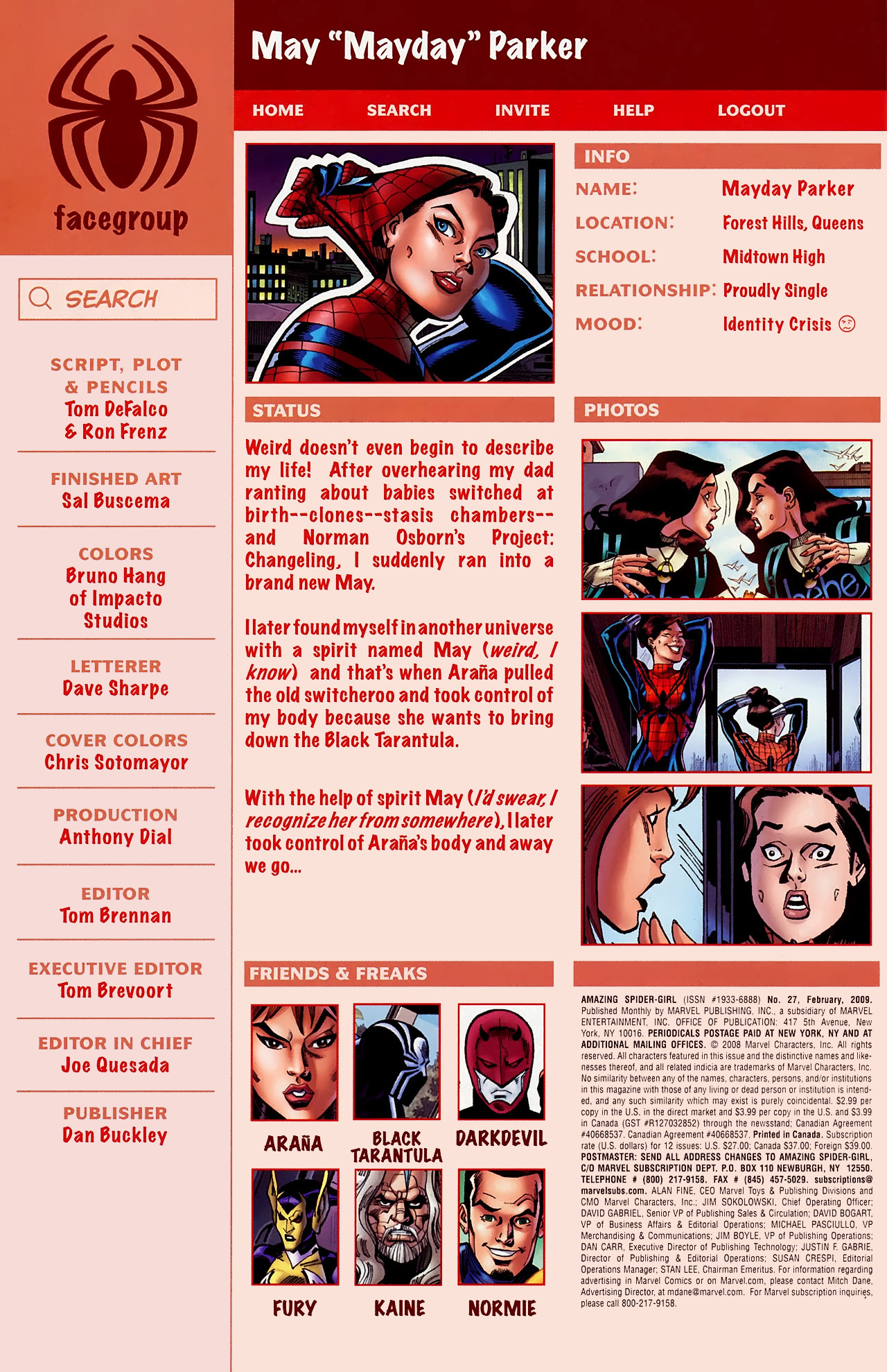 Read online Amazing Spider-Girl comic -  Issue #27 - 4