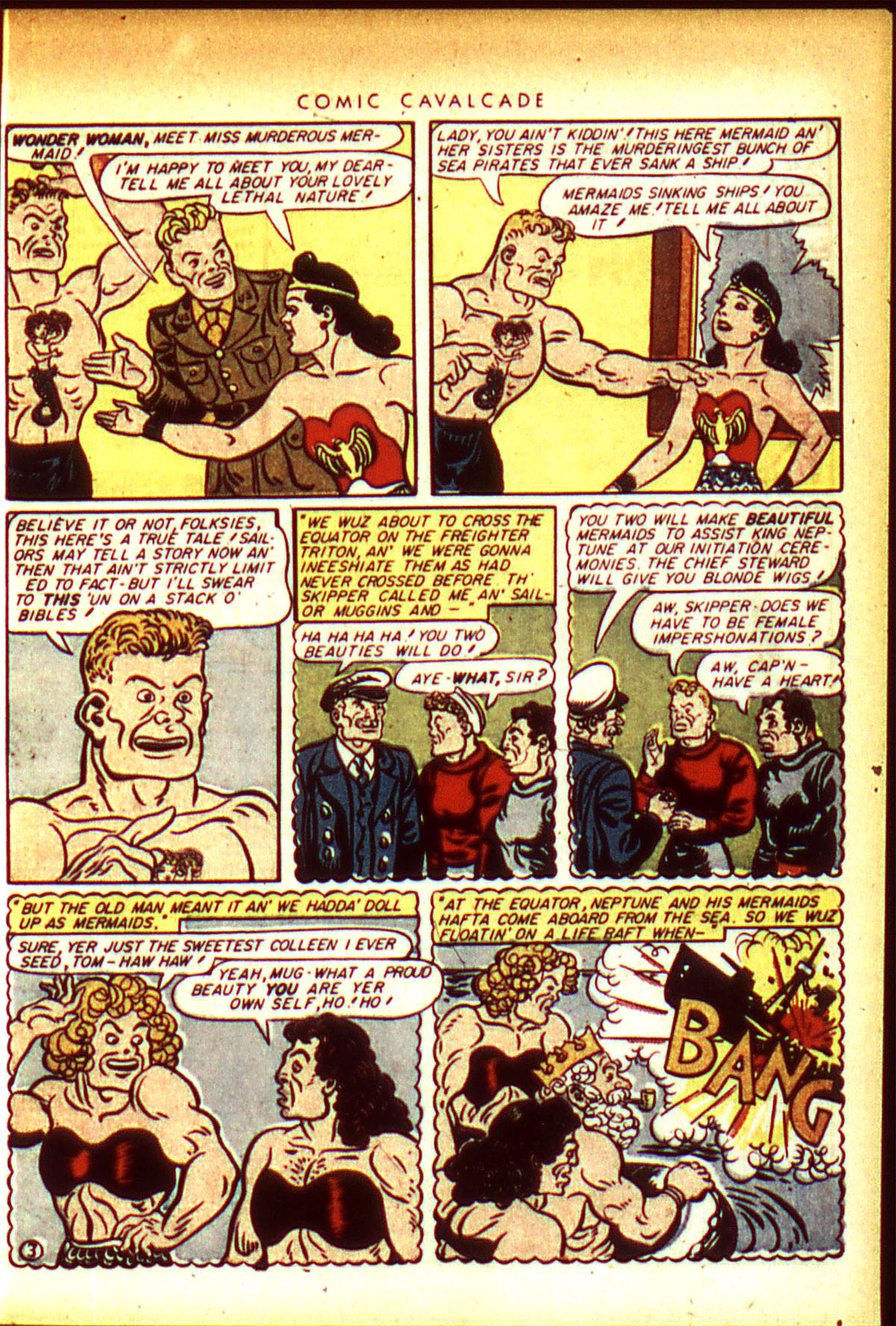 Read online Comic Cavalcade comic -  Issue #9 - 7