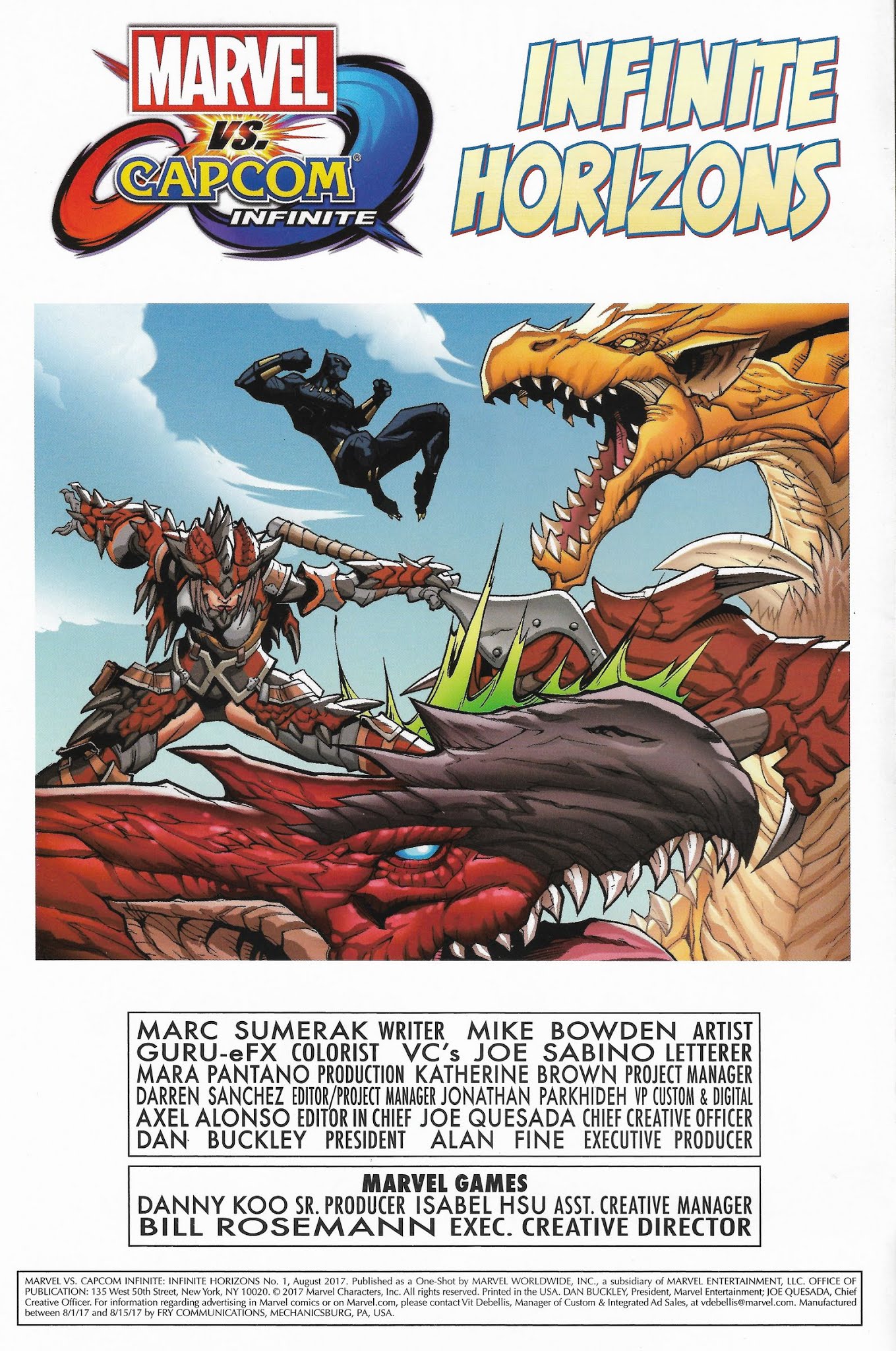 Read online Marvel Vs. Capcom Infinite: Infinite Horizons comic -  Issue # Full - 2