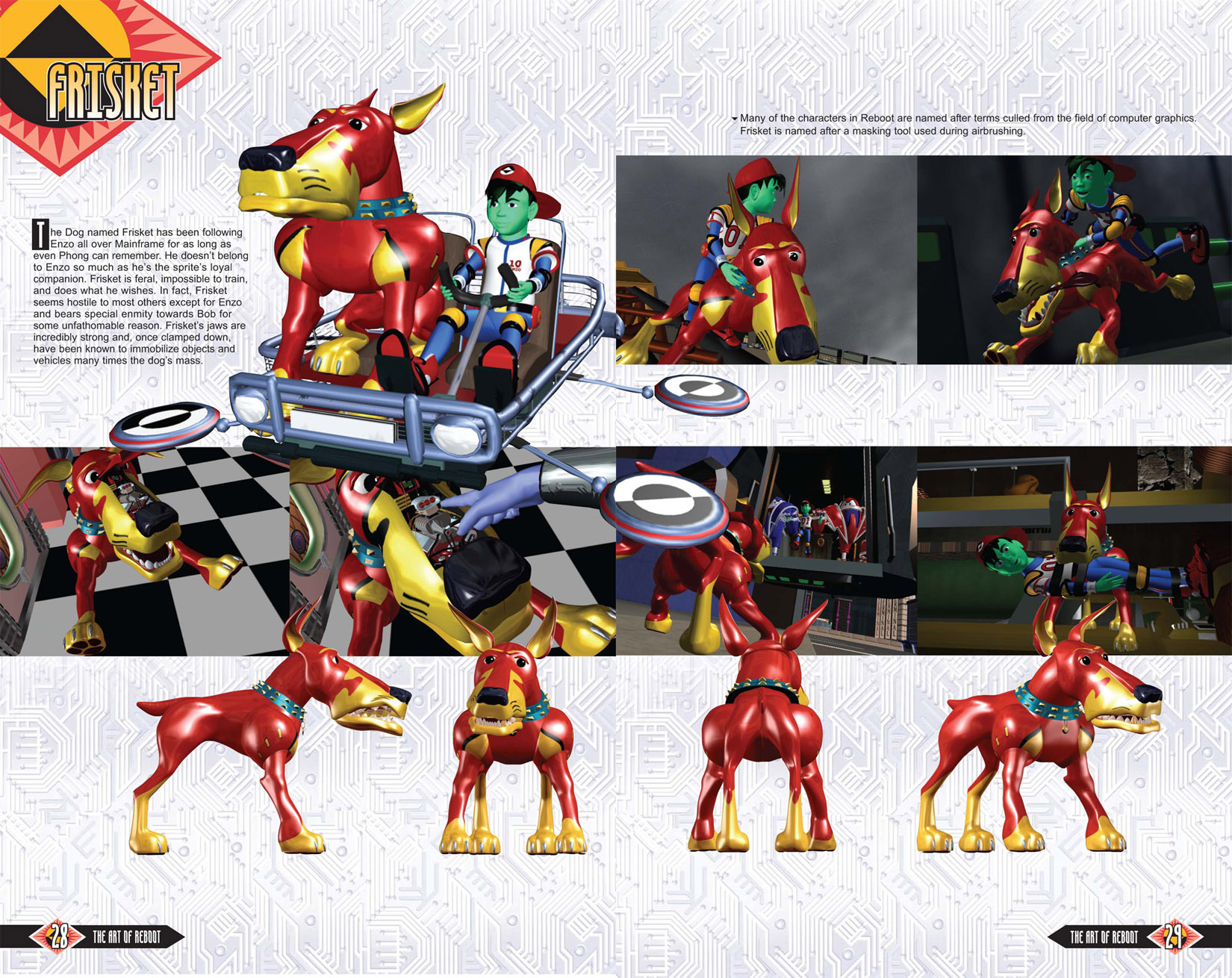 Read online The Art of Reboot comic -  Issue # TPB - 28