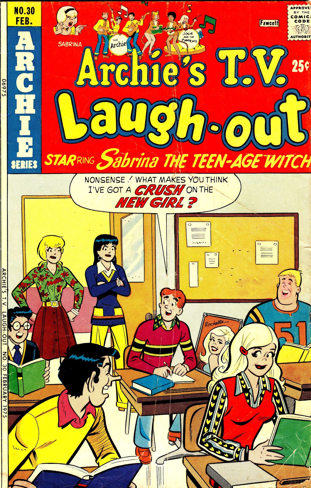 Read online Archie's TV Laugh-Out comic -  Issue #30 - 1