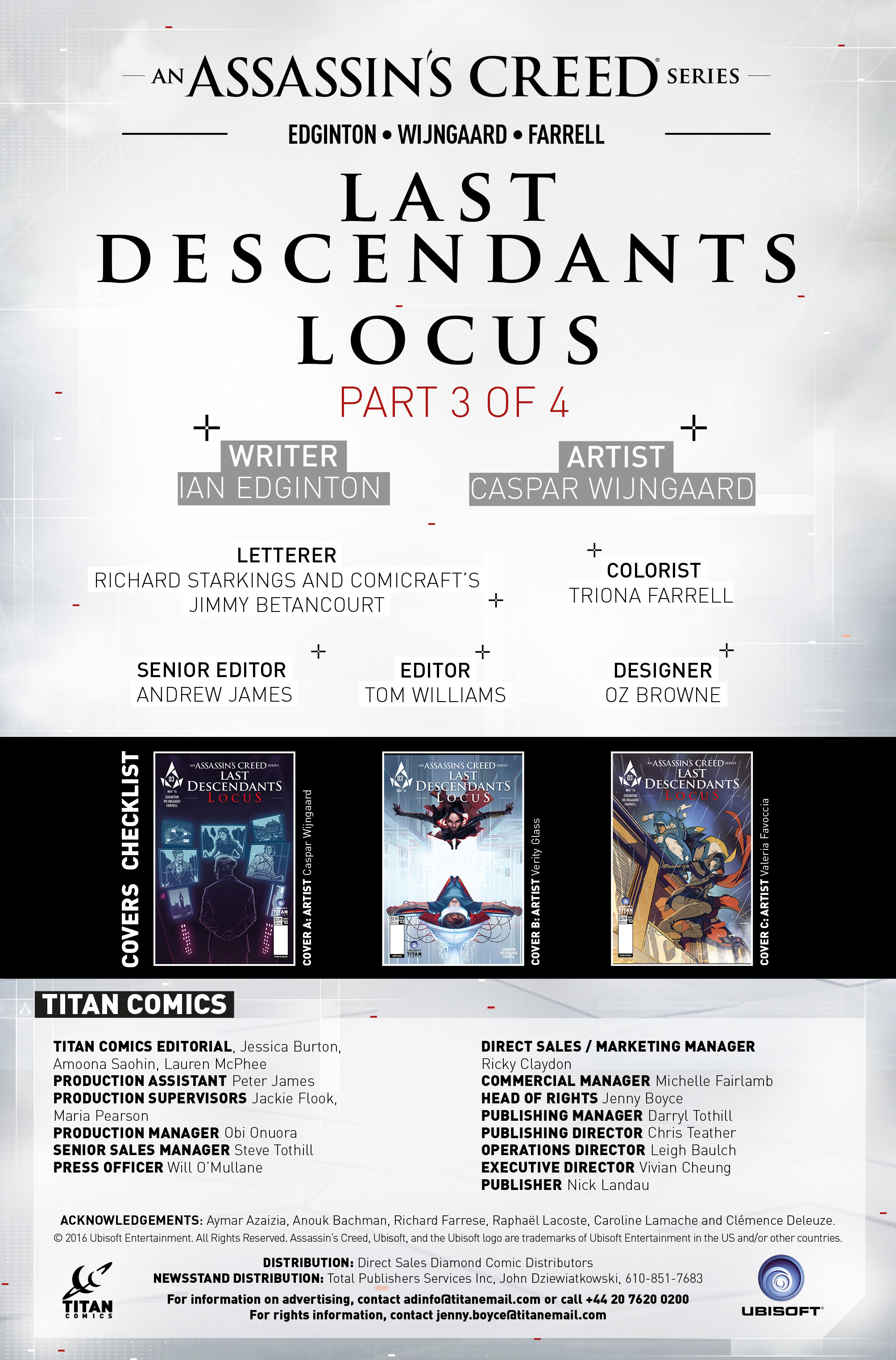 Read online Assassin's Creed: Locus comic -  Issue #3 - 25