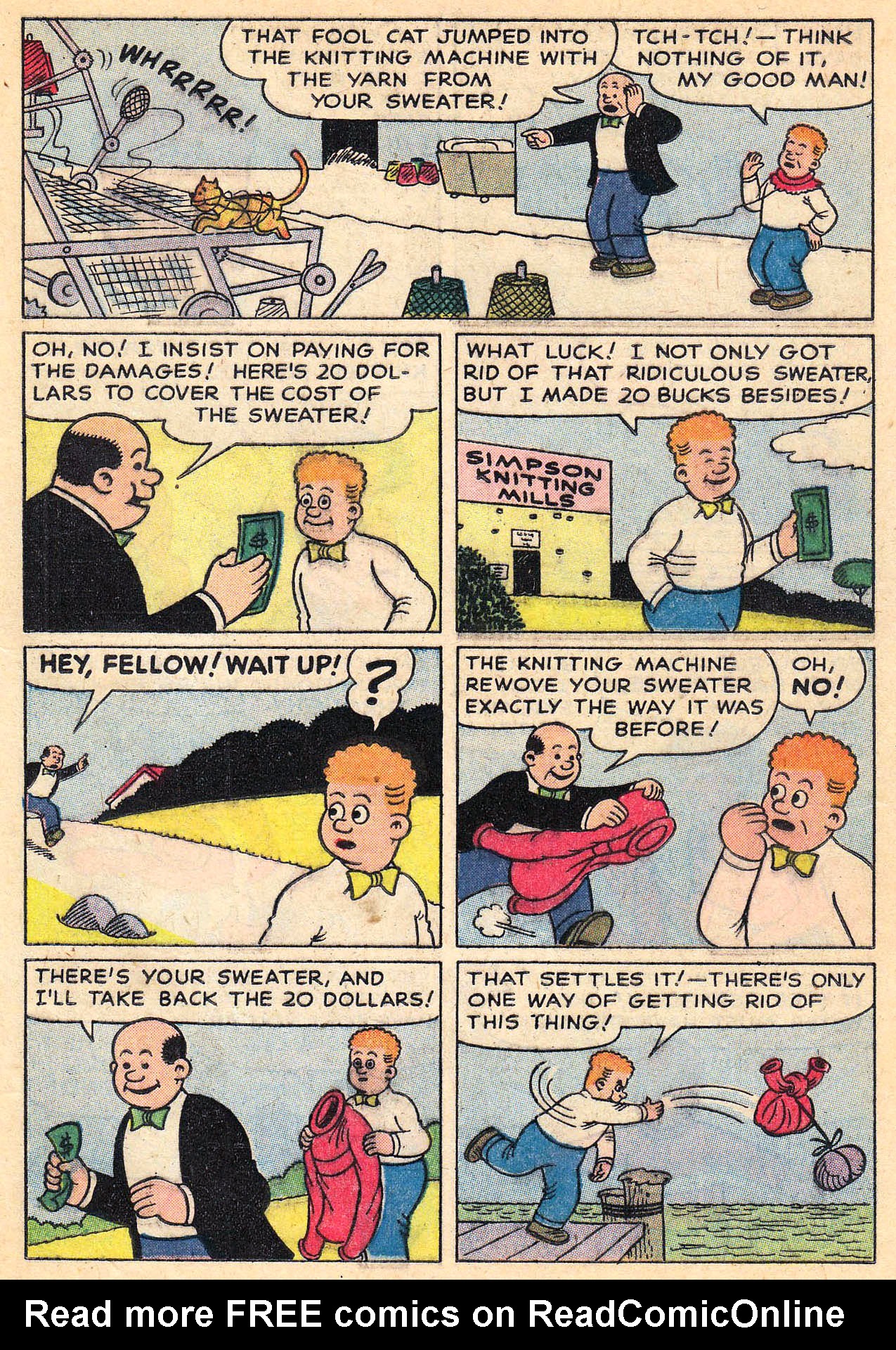 Read online Fritzi Ritz (1953) comic -  Issue #59 - 17