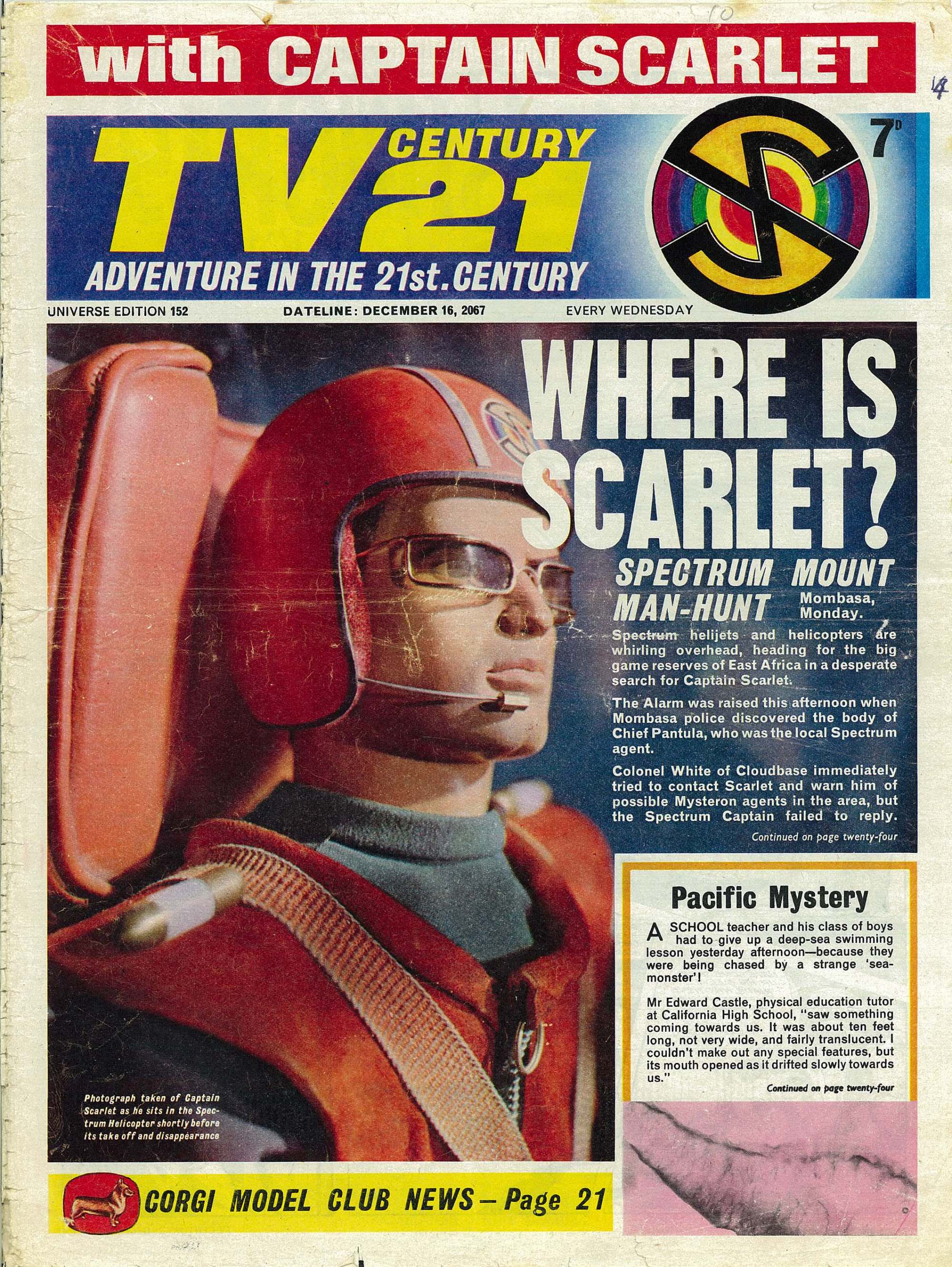 Read online TV Century 21 (TV 21) comic -  Issue #152 - 1